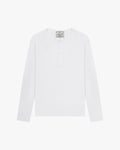 Flatlay Henley White