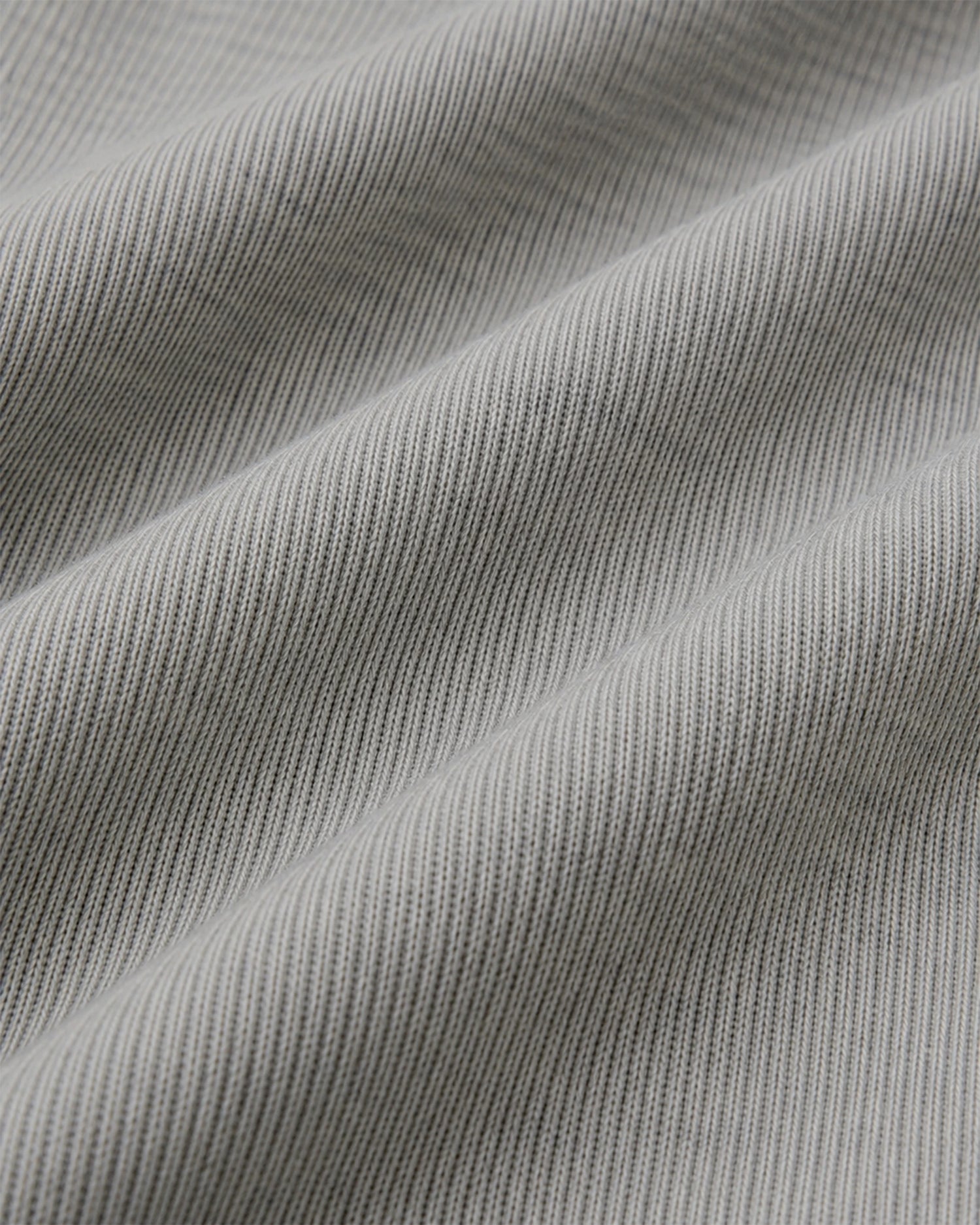 Mougins Ribbed Henley T-Shirt | Grey Melee