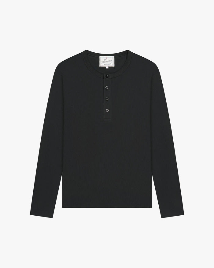 Henley Longsleeve | Black