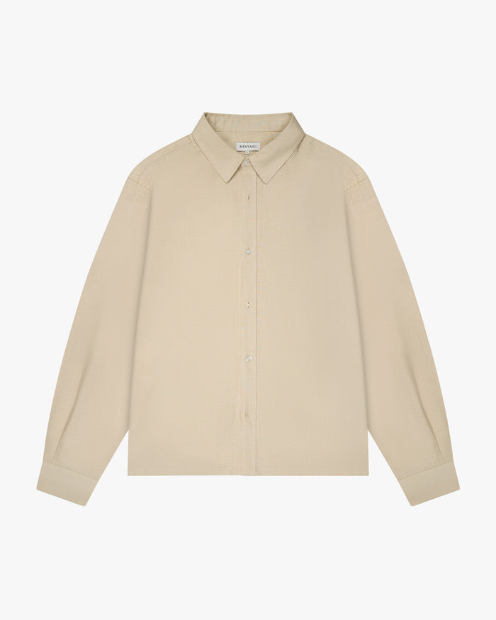 Cannes Linen Shirt | Beige