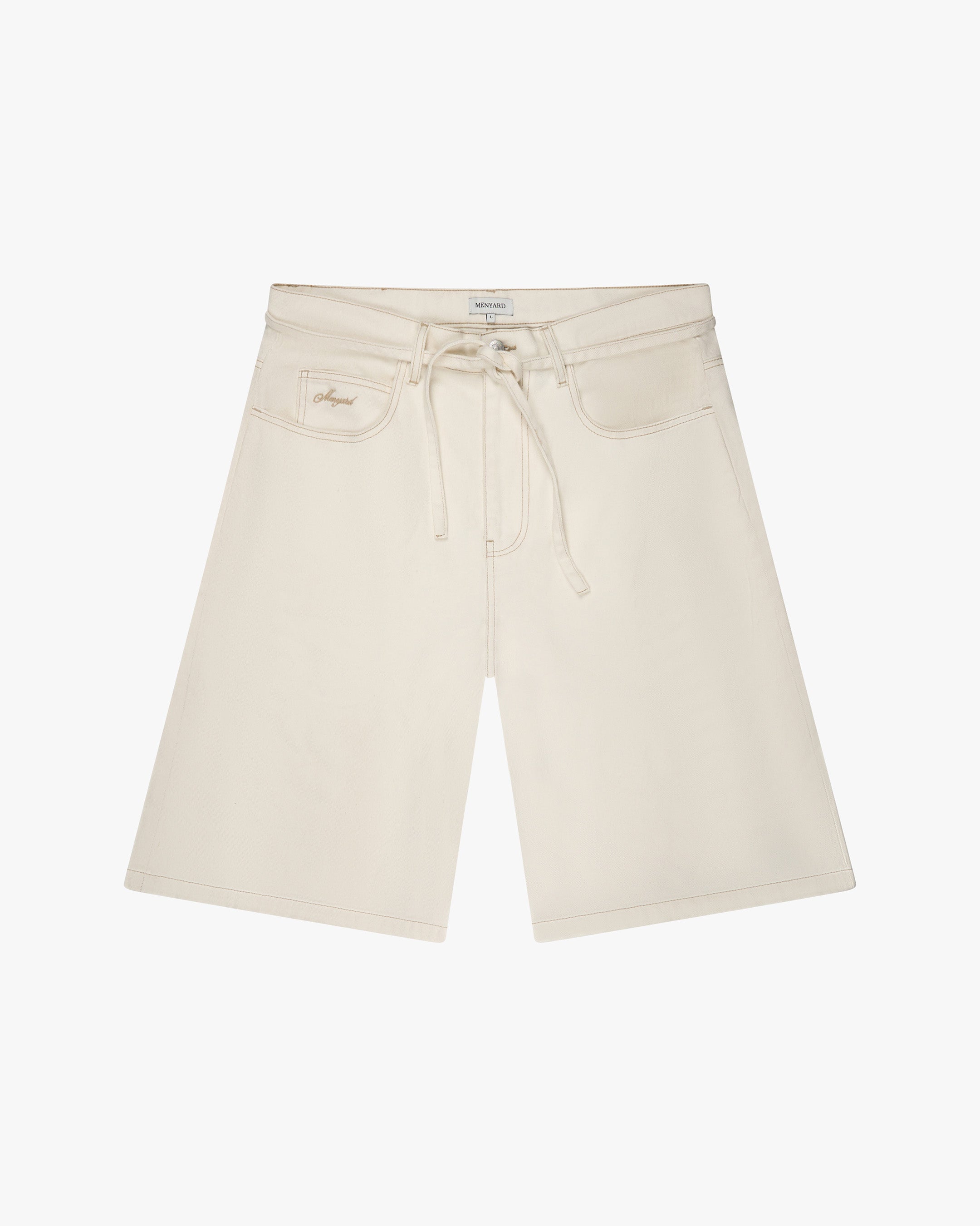 Menton Denim Jort | Ecru