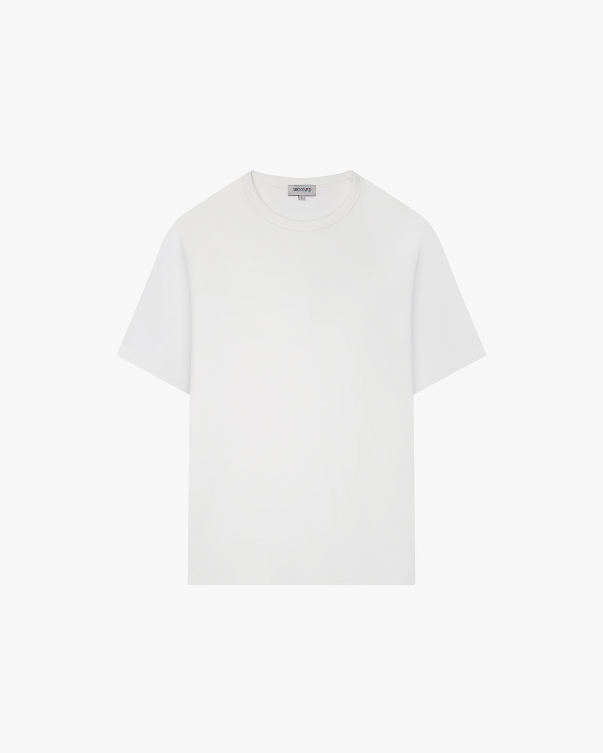 Ribbed T-Shirt | White flatlay
