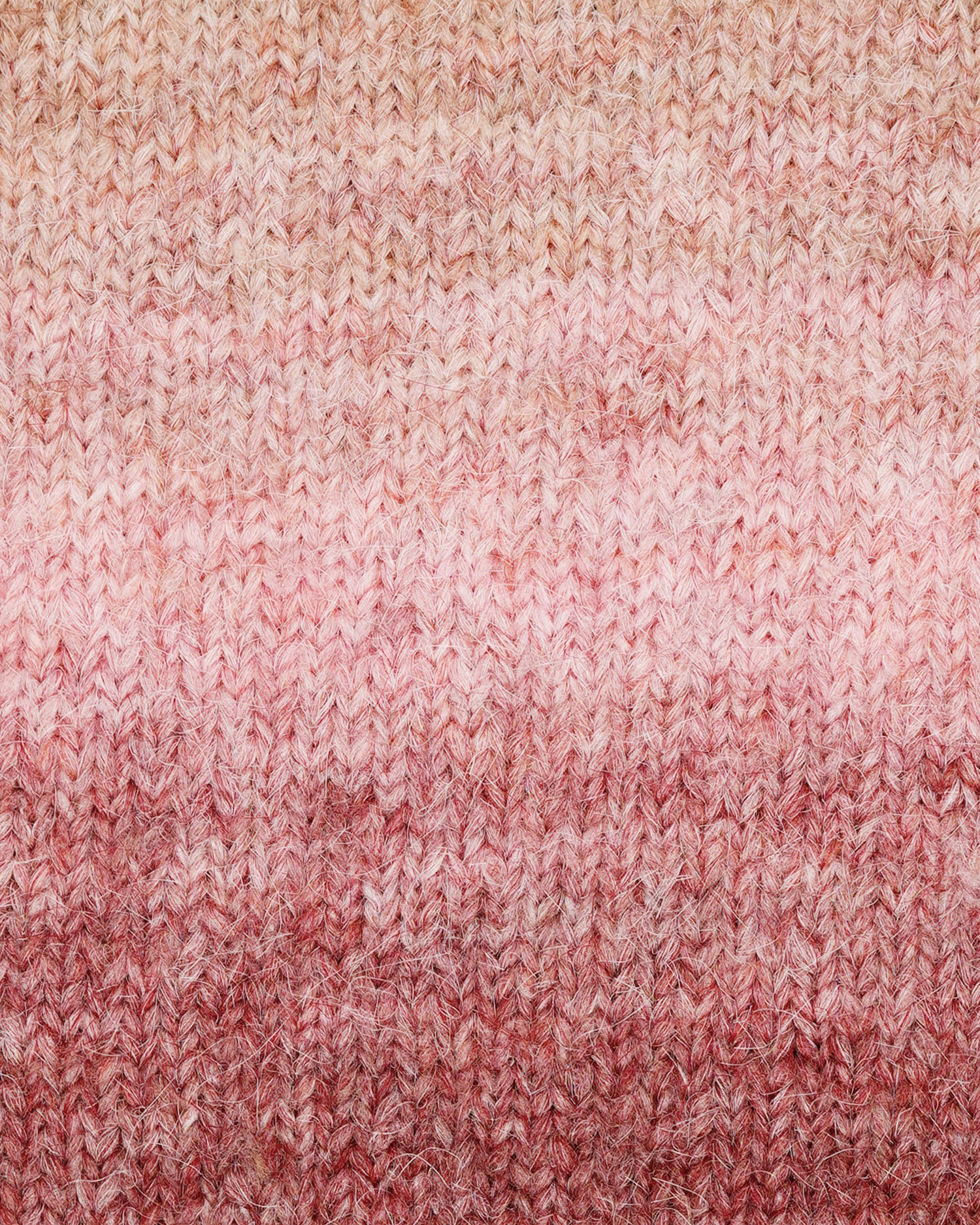 Aria Oversized Gradient Sweater | Pink/White