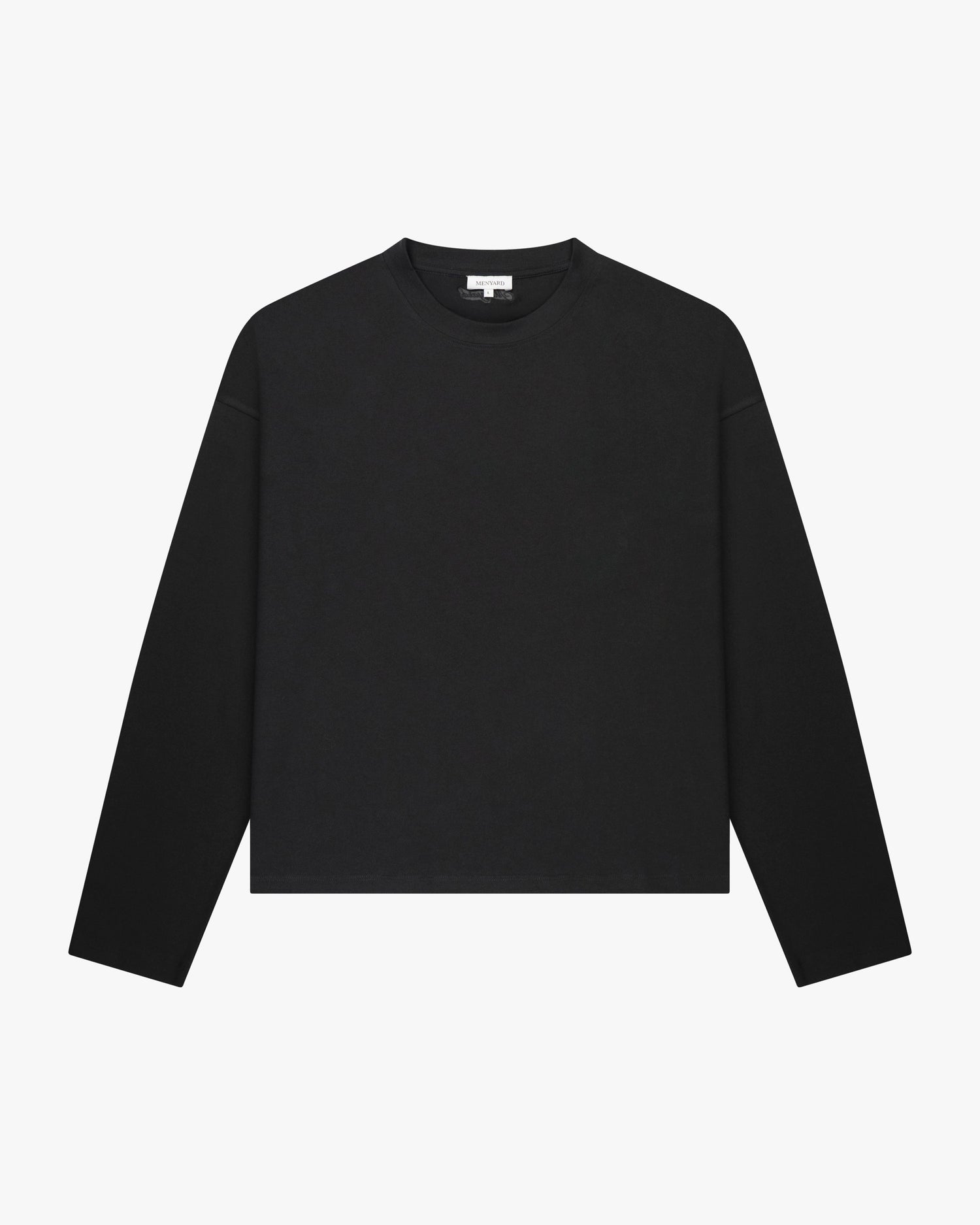 Blank Boxy Longsleeve | Black
