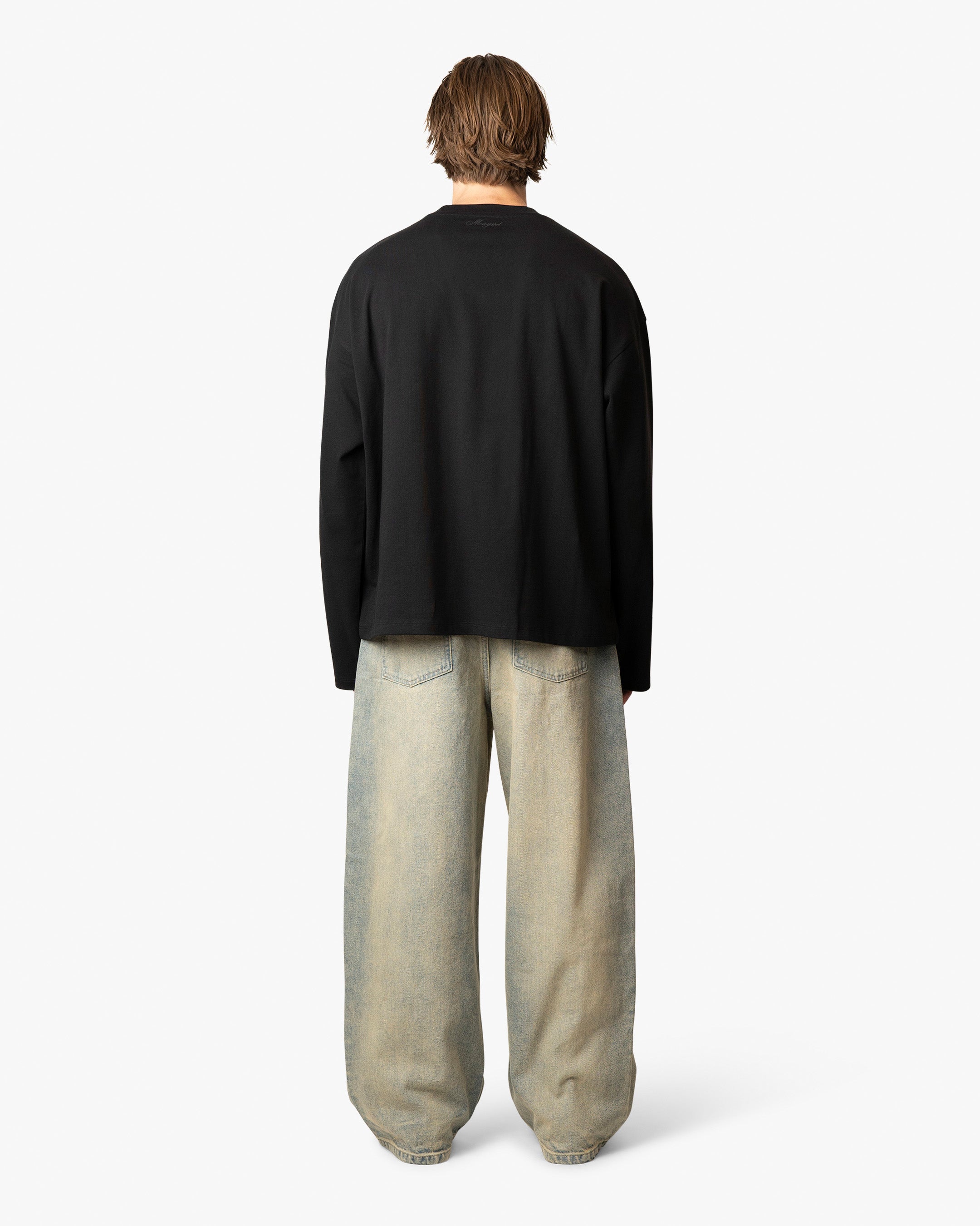 Blank Boxy Longsleeve | Black