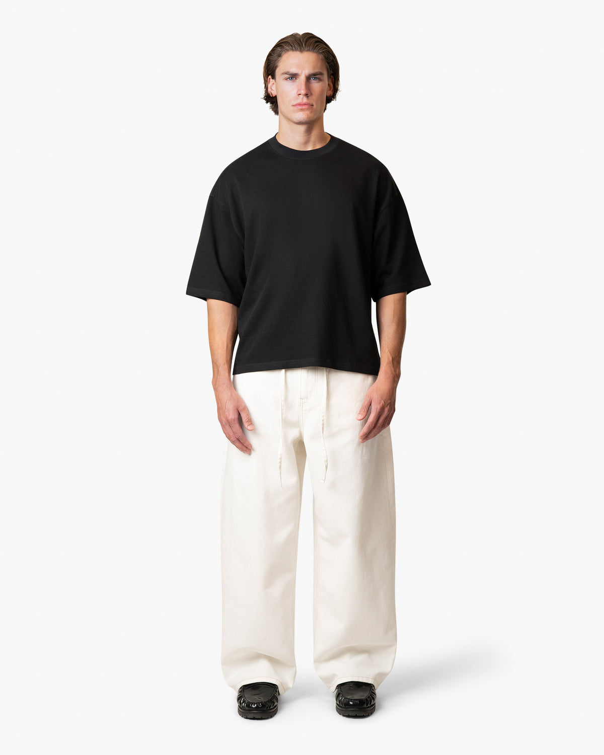 Blank Boxy T-Shirt | Black