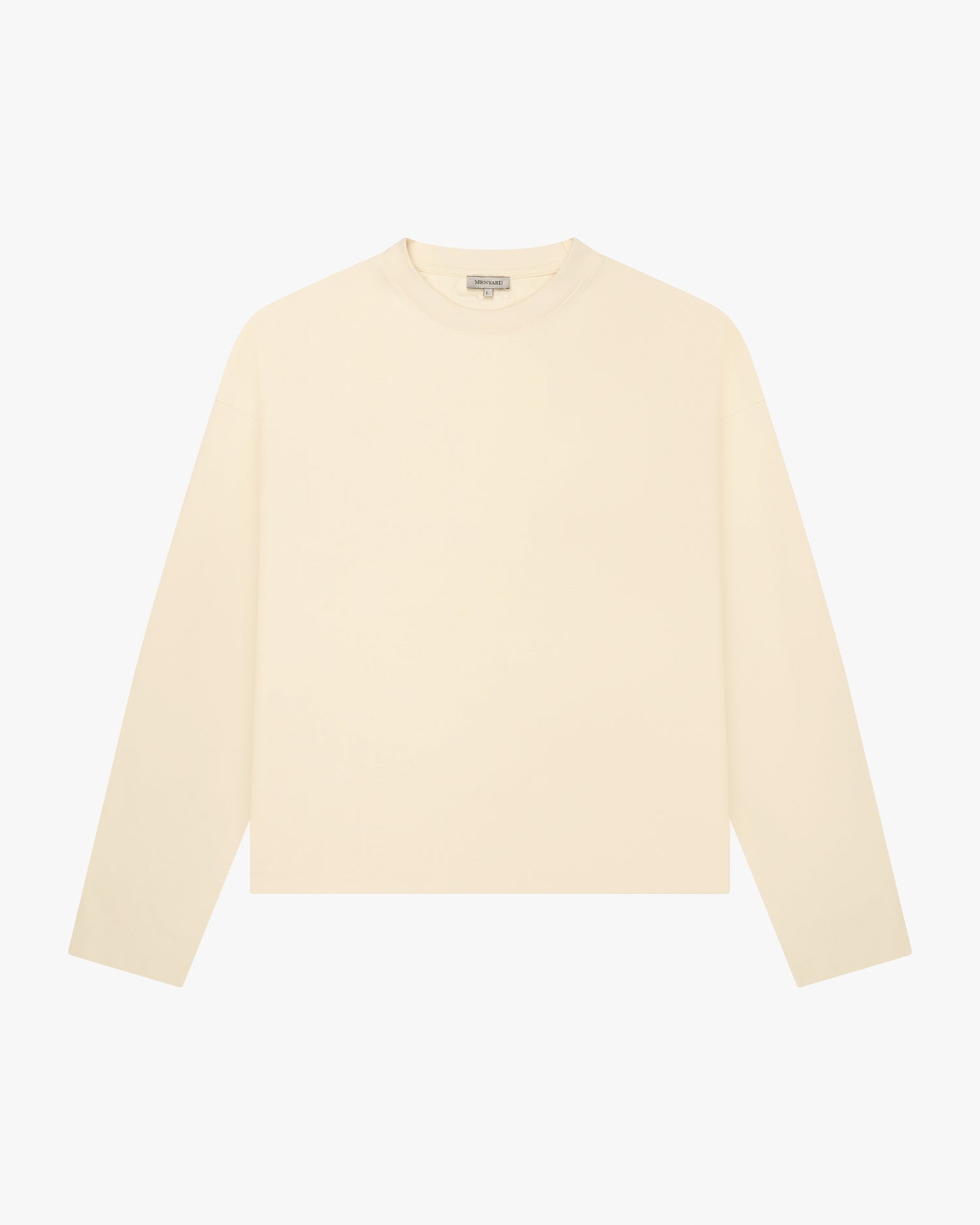 Blank Boxy Longsleeve | Butter Yellow