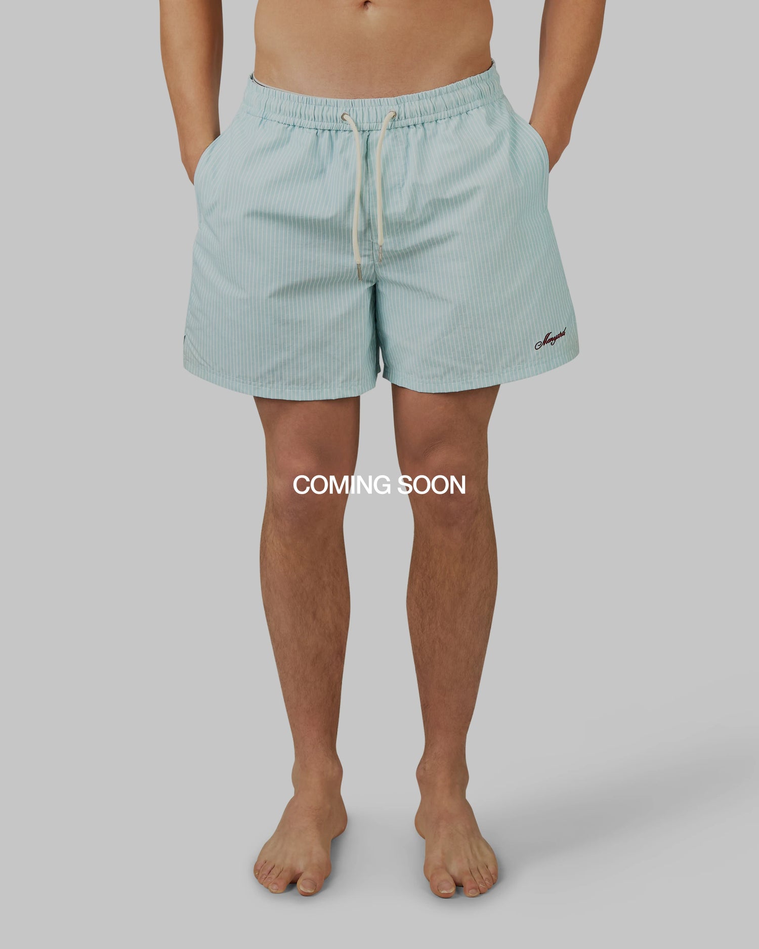 Croisette Swimshort | Light Blue/White