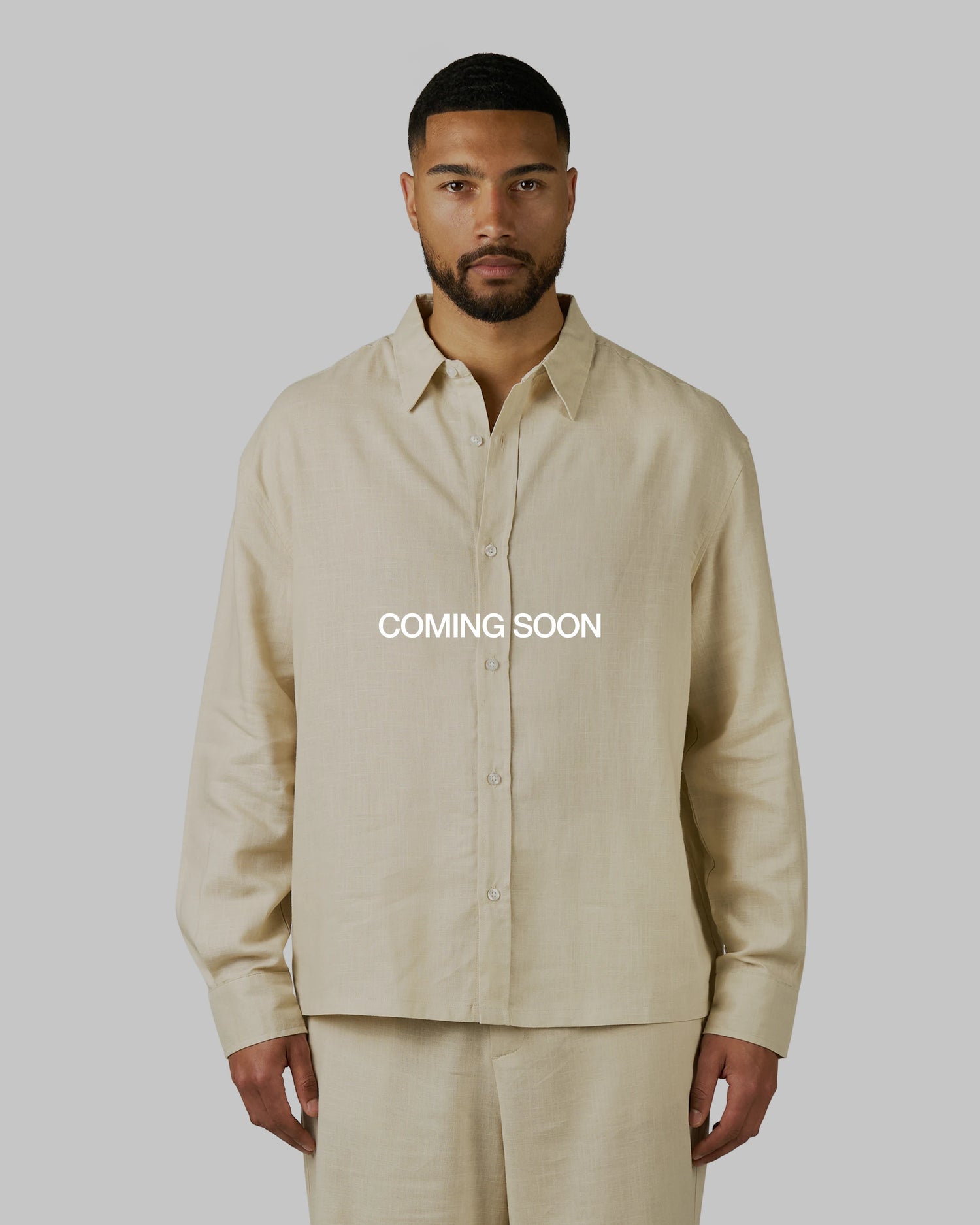 Cannes Linen Shirt | Beige