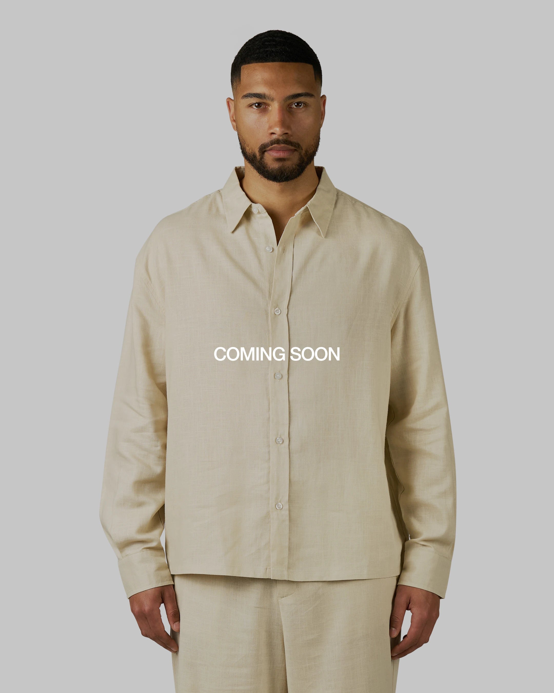Cannes Linen Shirt | Beige