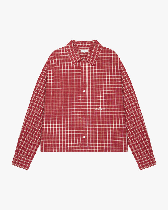 Cotignac Boxy Shirt | Red