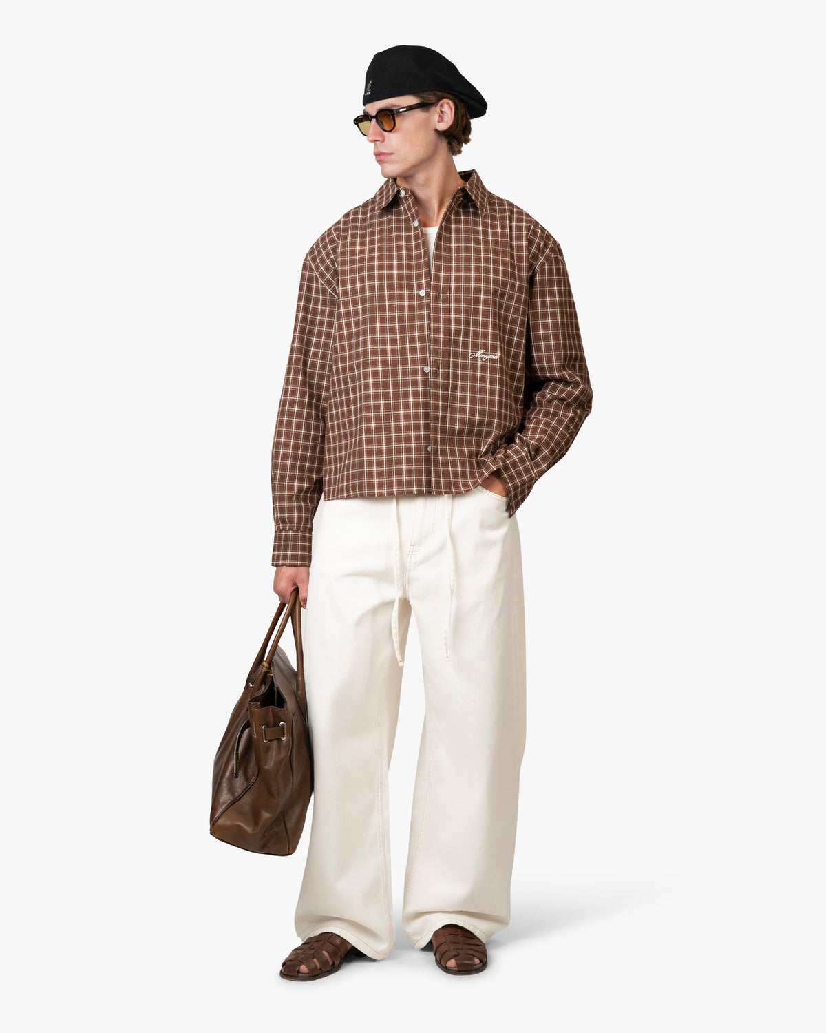 Cotignac Boxy Shirt | Dark Brown