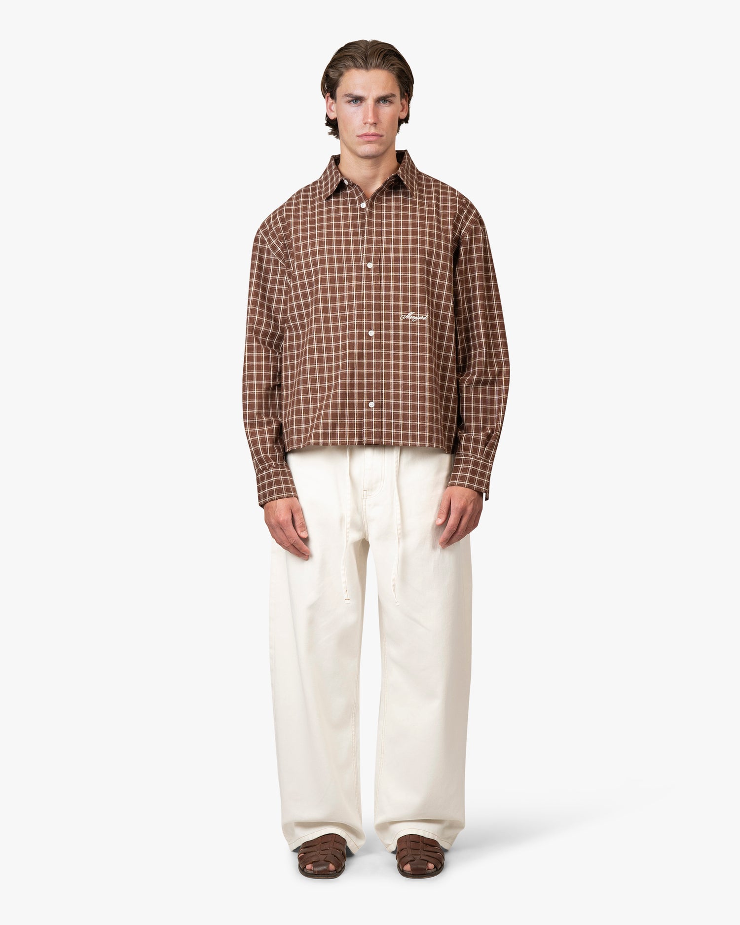 Cotignac Boxy Shirt | Dark Brown
