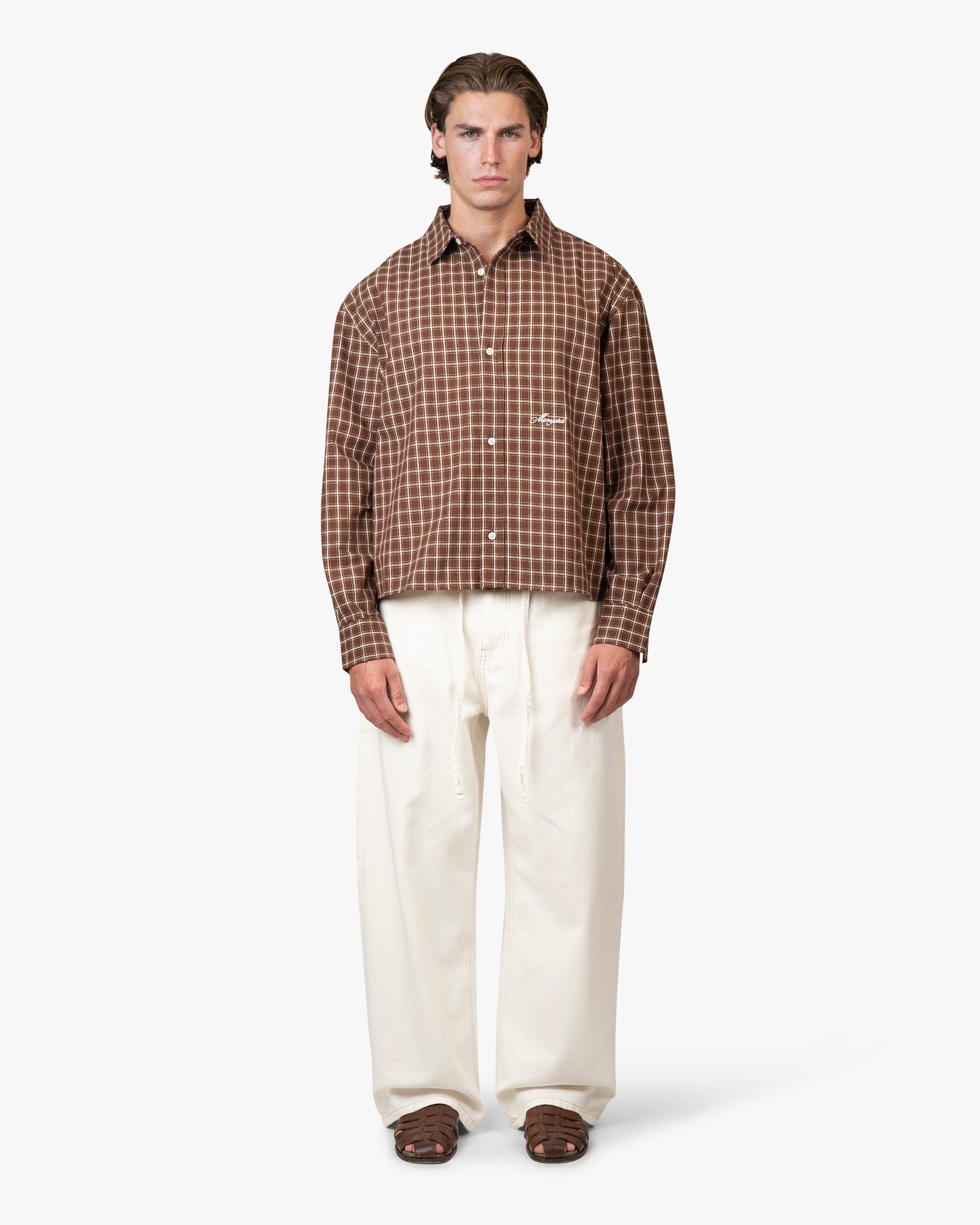 Cotignac Boxy Shirt | Dark Brown