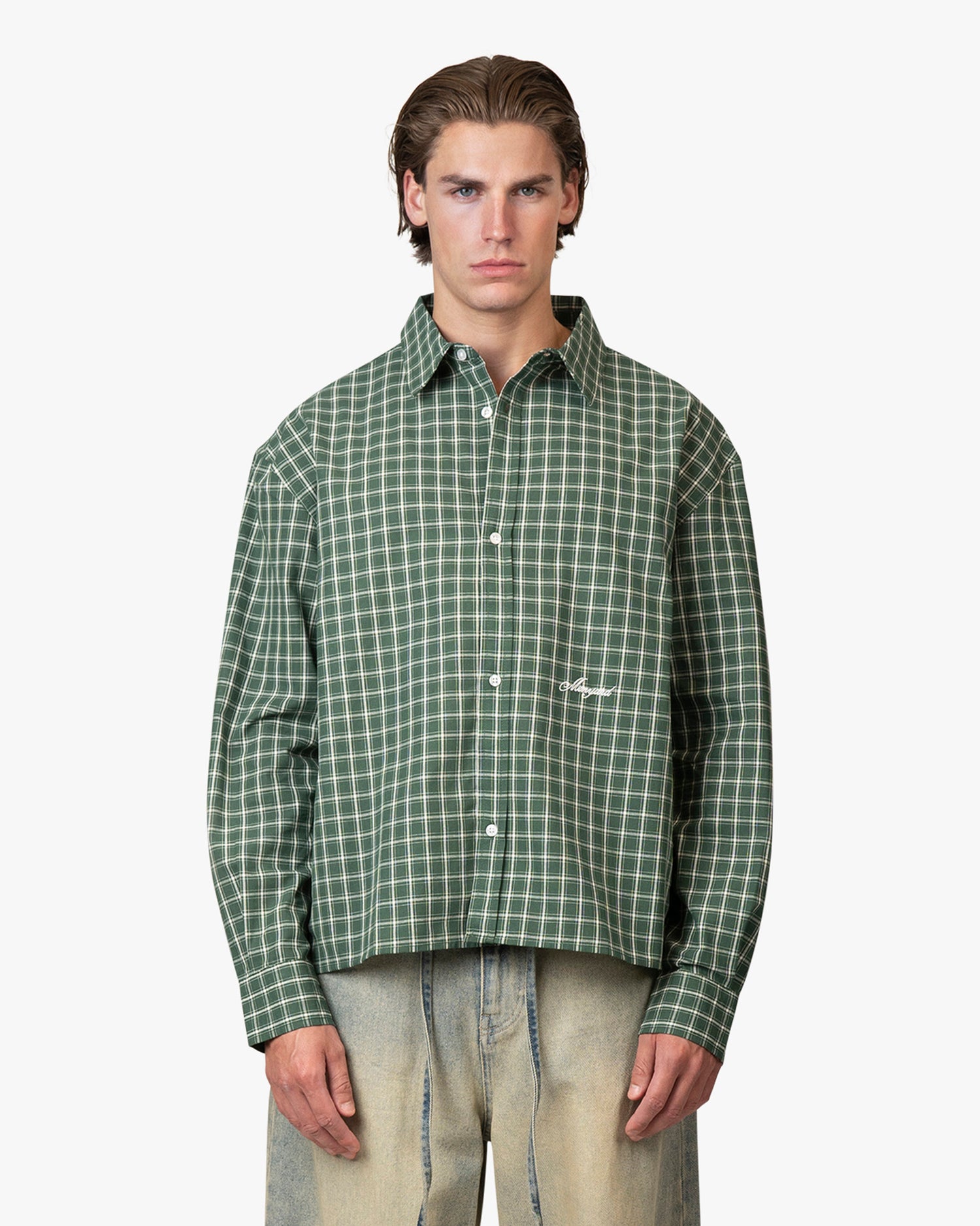 Cotignac Boxy Shirt | Dark Green