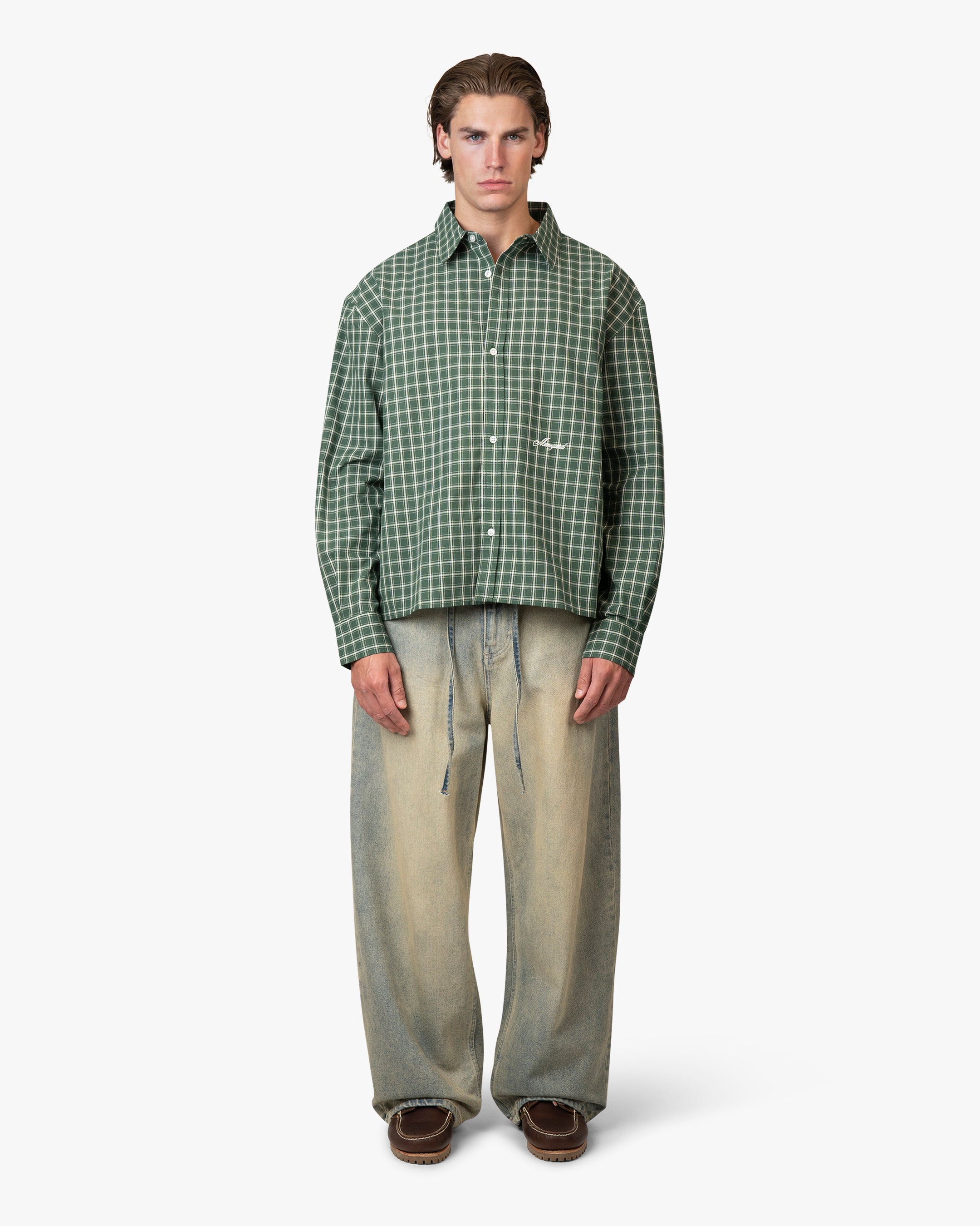 Cotignac Boxy Shirt | Dark Green