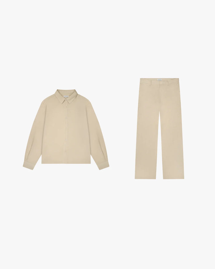 Cannes Linen Set | Beige