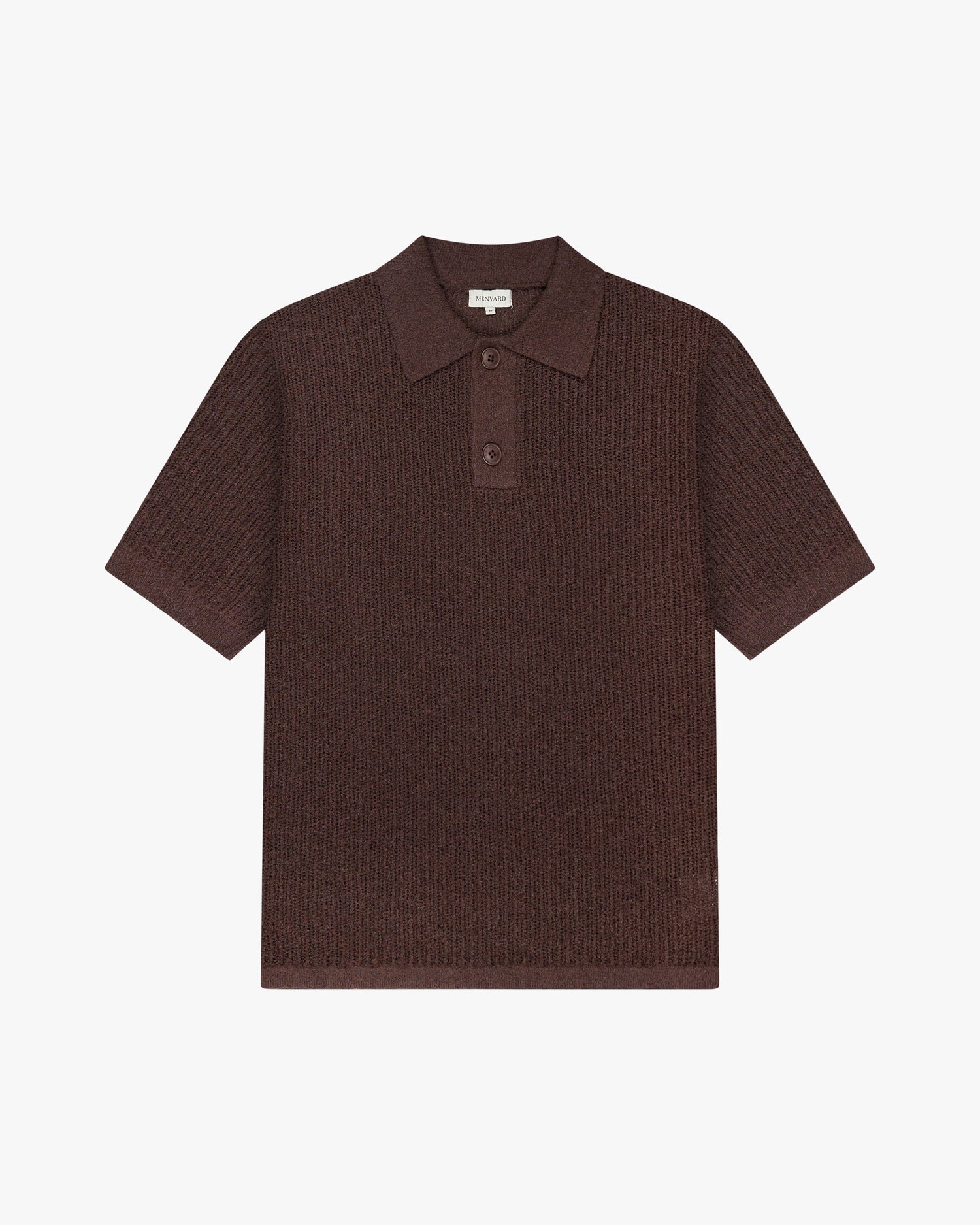 Biot Knitted Polo | Brown