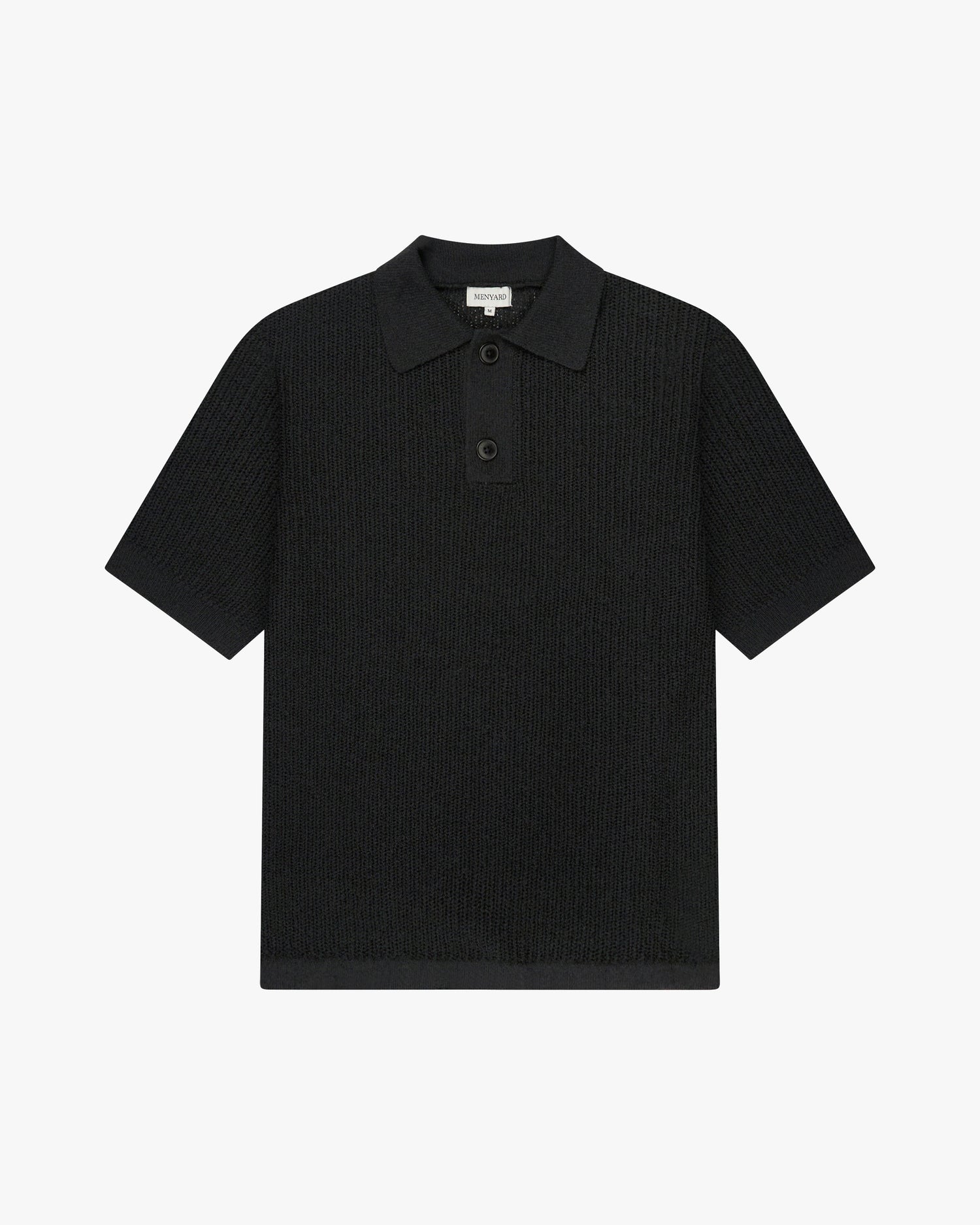 Biot Knitted Polo | Black