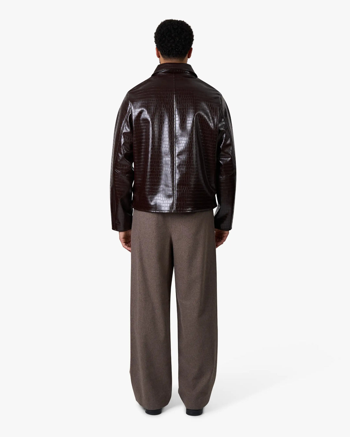 Liberty Crocodile Jacket | Brown