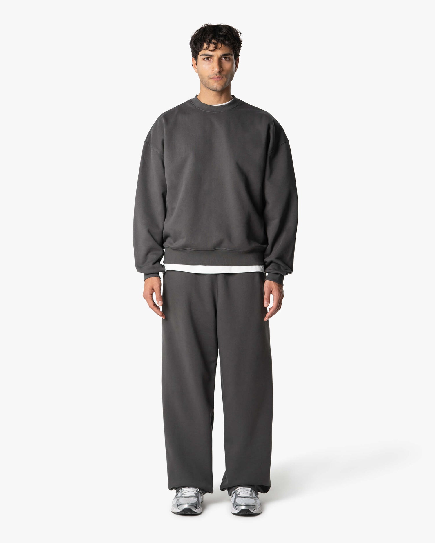 Oversized Blank Sweatpants | Grey