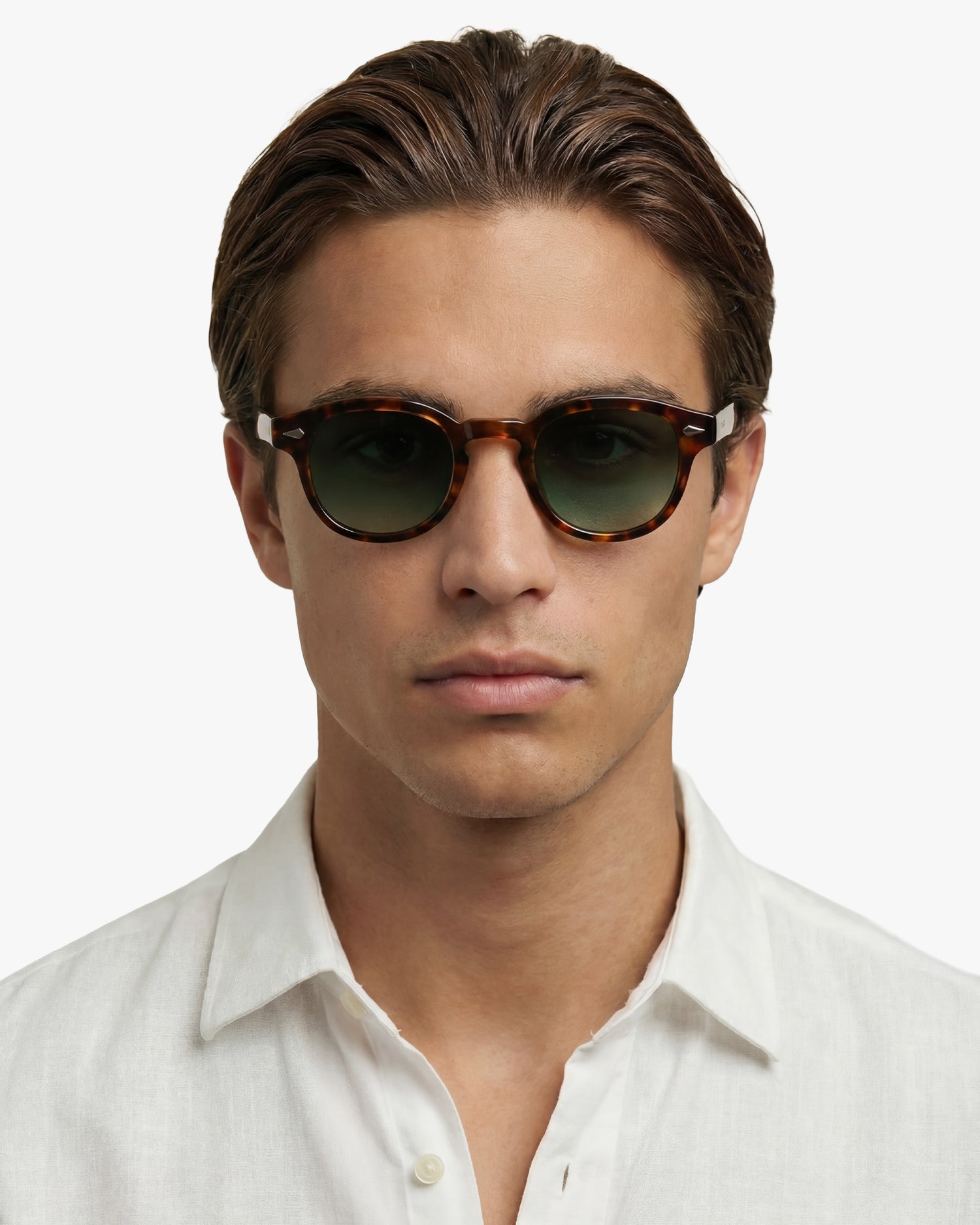 Laurent sunglasses | Tortoise/Green