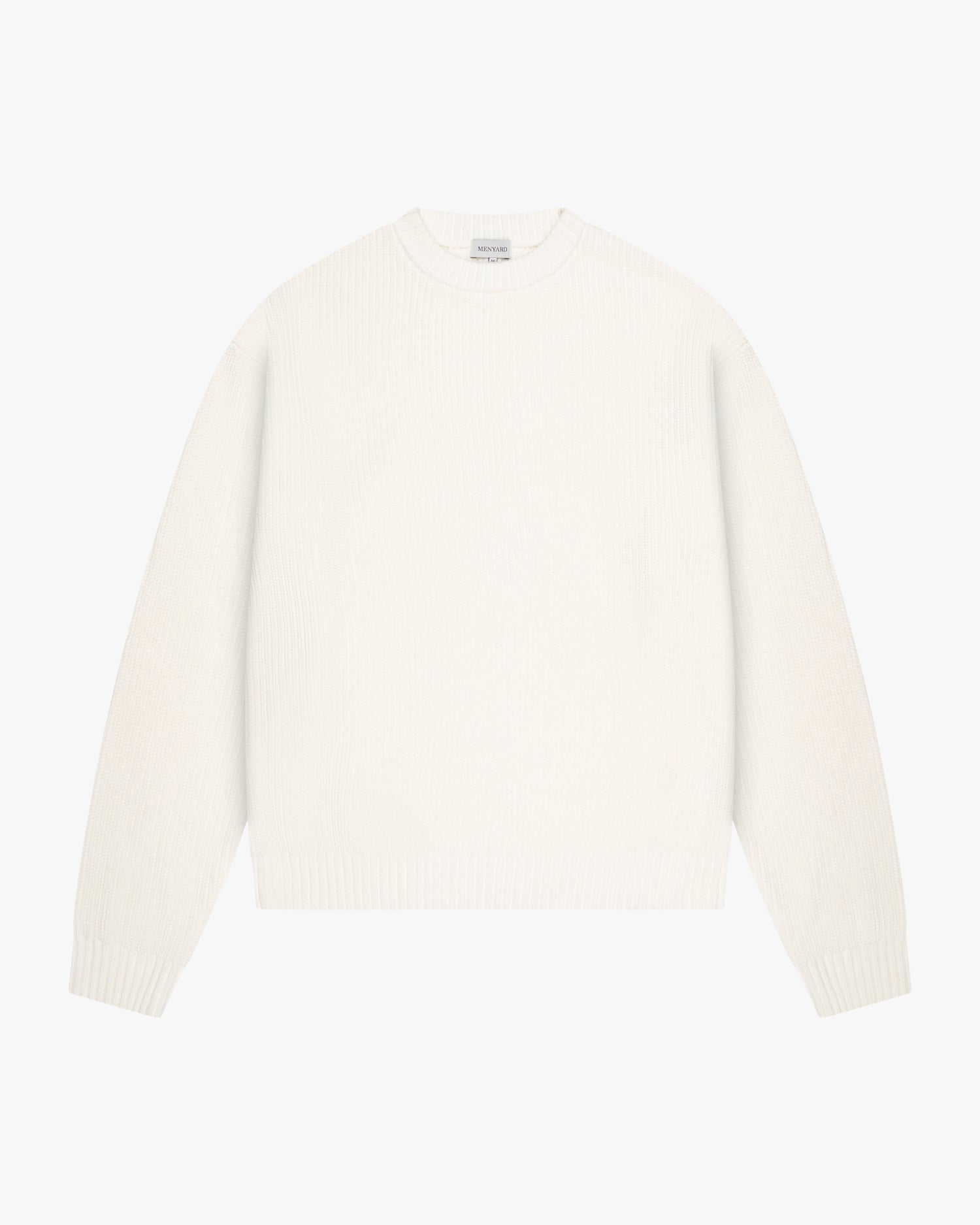 Naval Knitted Cotton Sweater | Ecru
