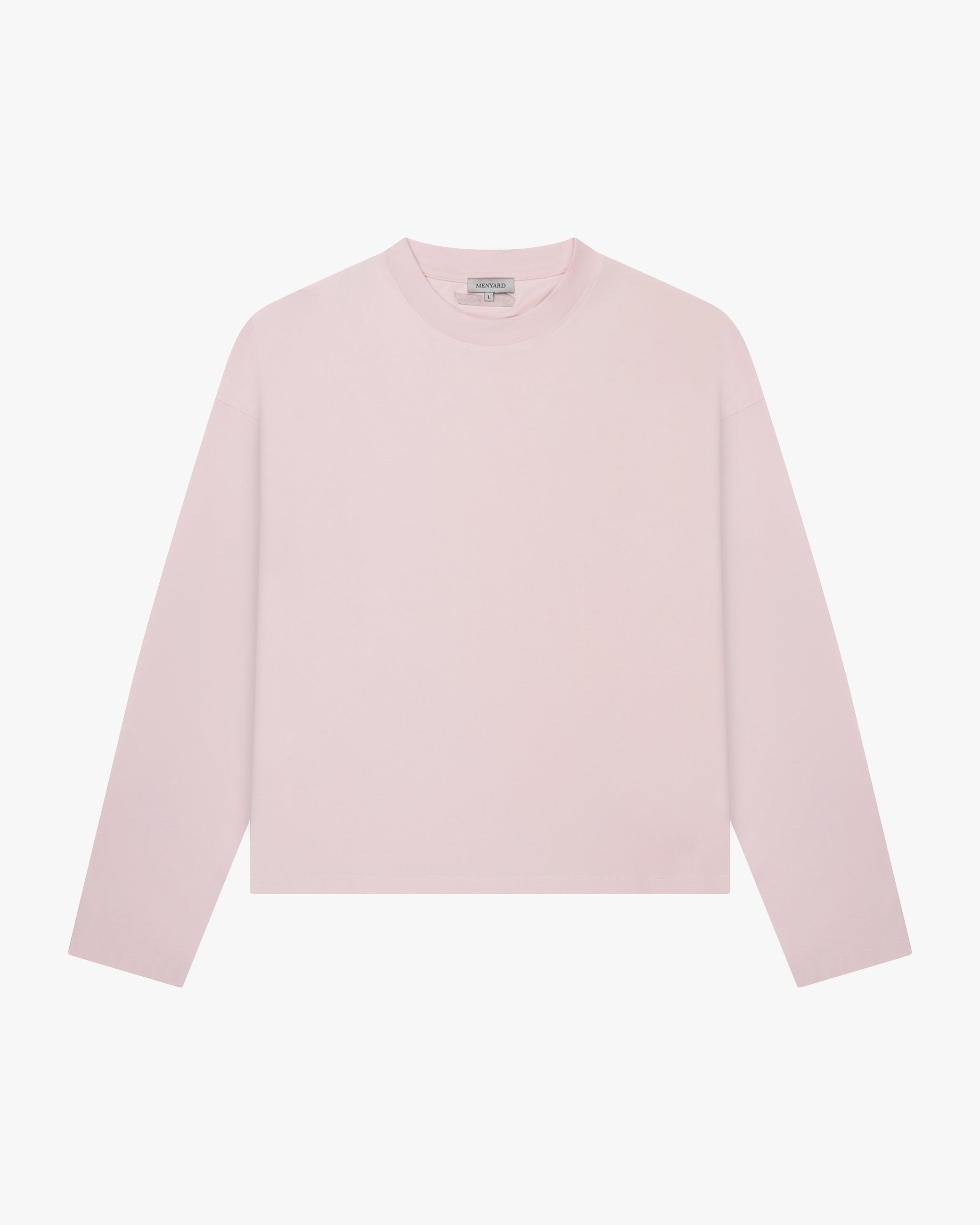 Blank Boxy Longsleeve | Pink