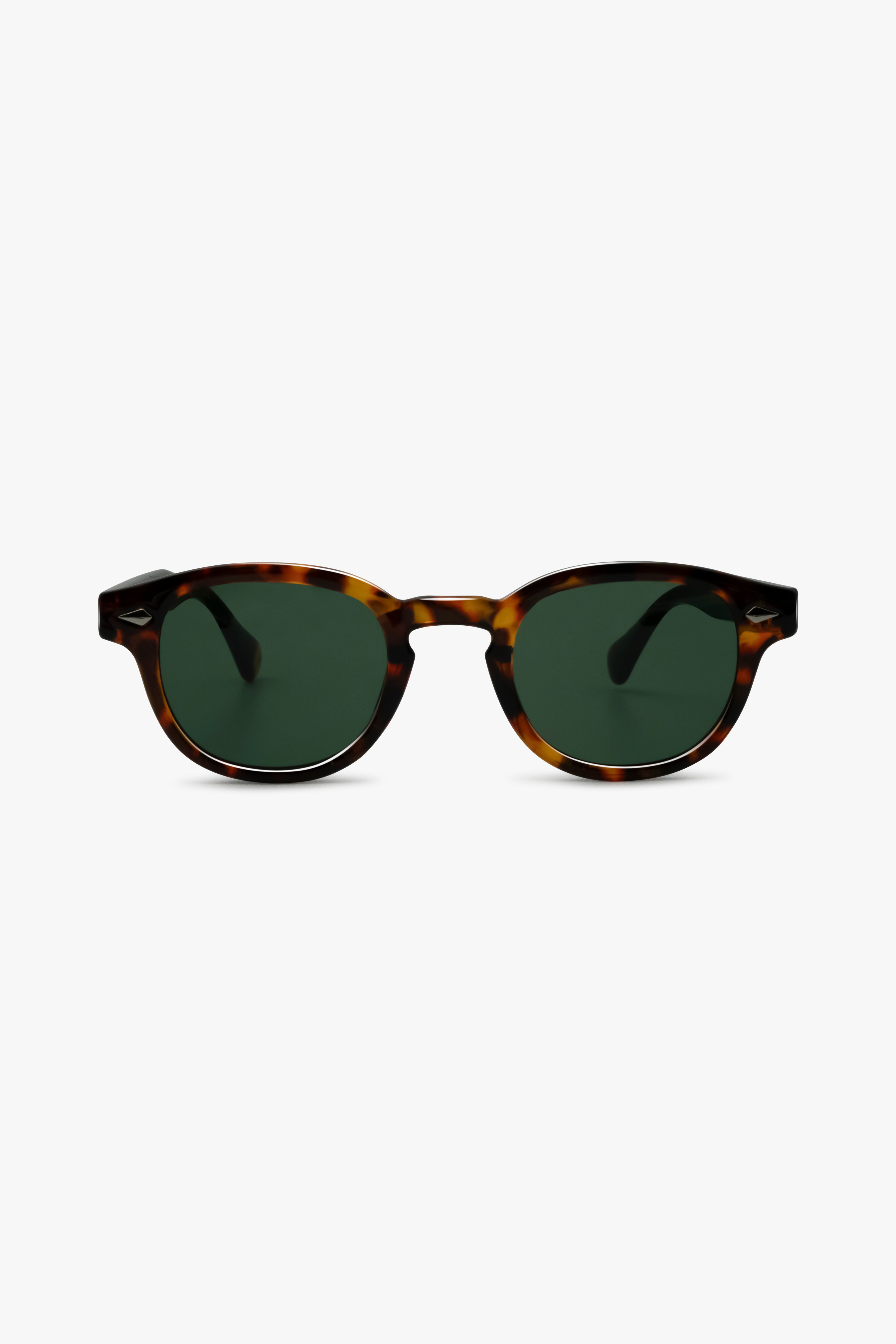Laurent sunglasses | Tortoise/Green