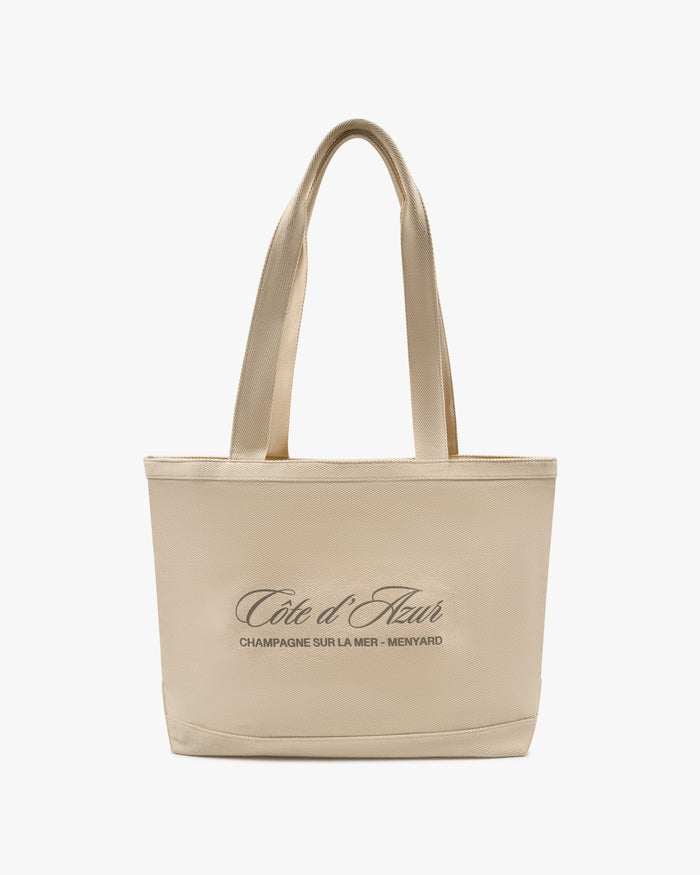 Côte d'Azur Beachbag | Ecru