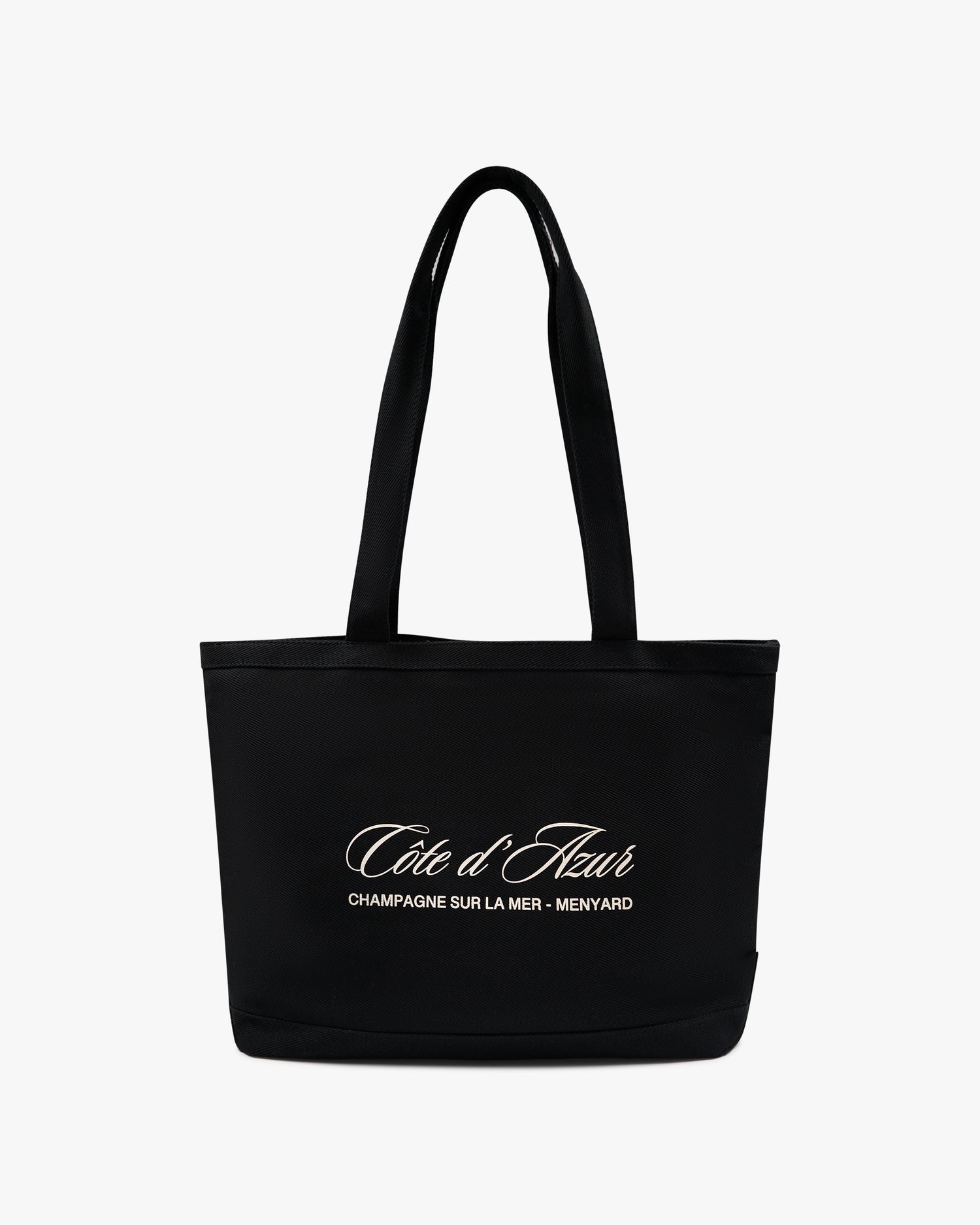 Côte d'Azur Totebag | Black
