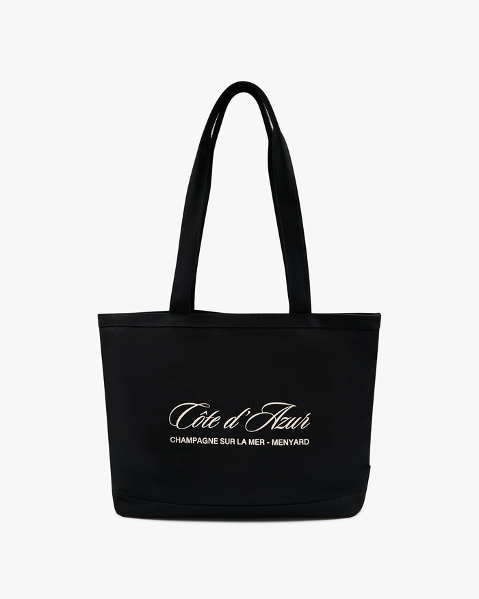 Côte d'Azur Beachbag | Black