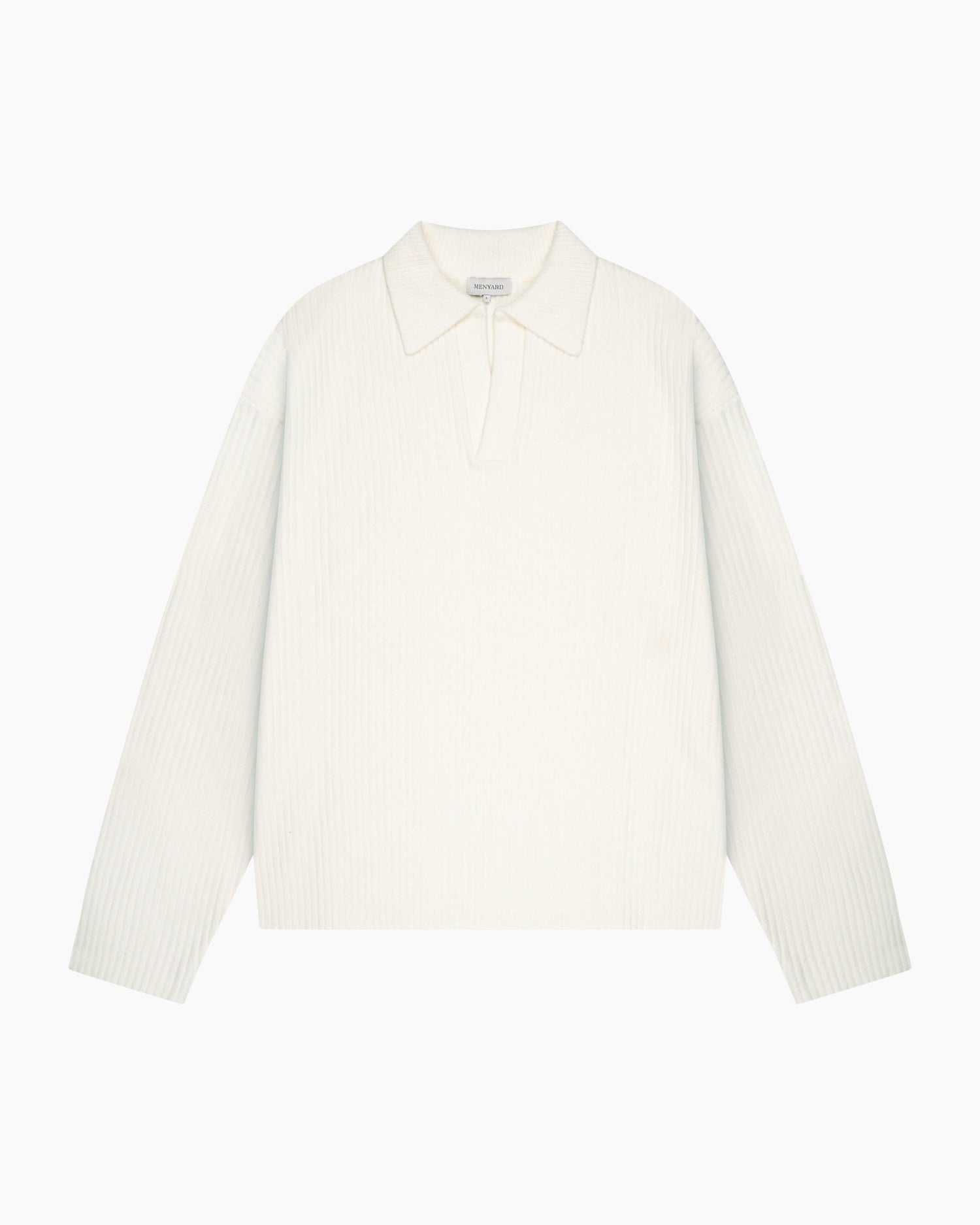 Ravello Oversized Cotton V-Neck Sweater | Ecru