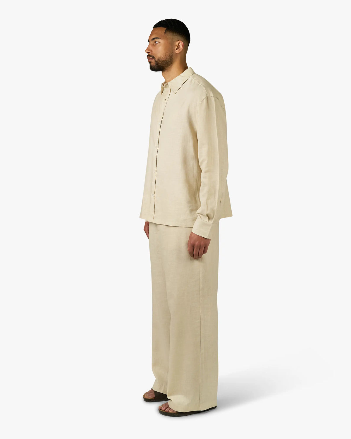 Cannes Linen Set | Beige