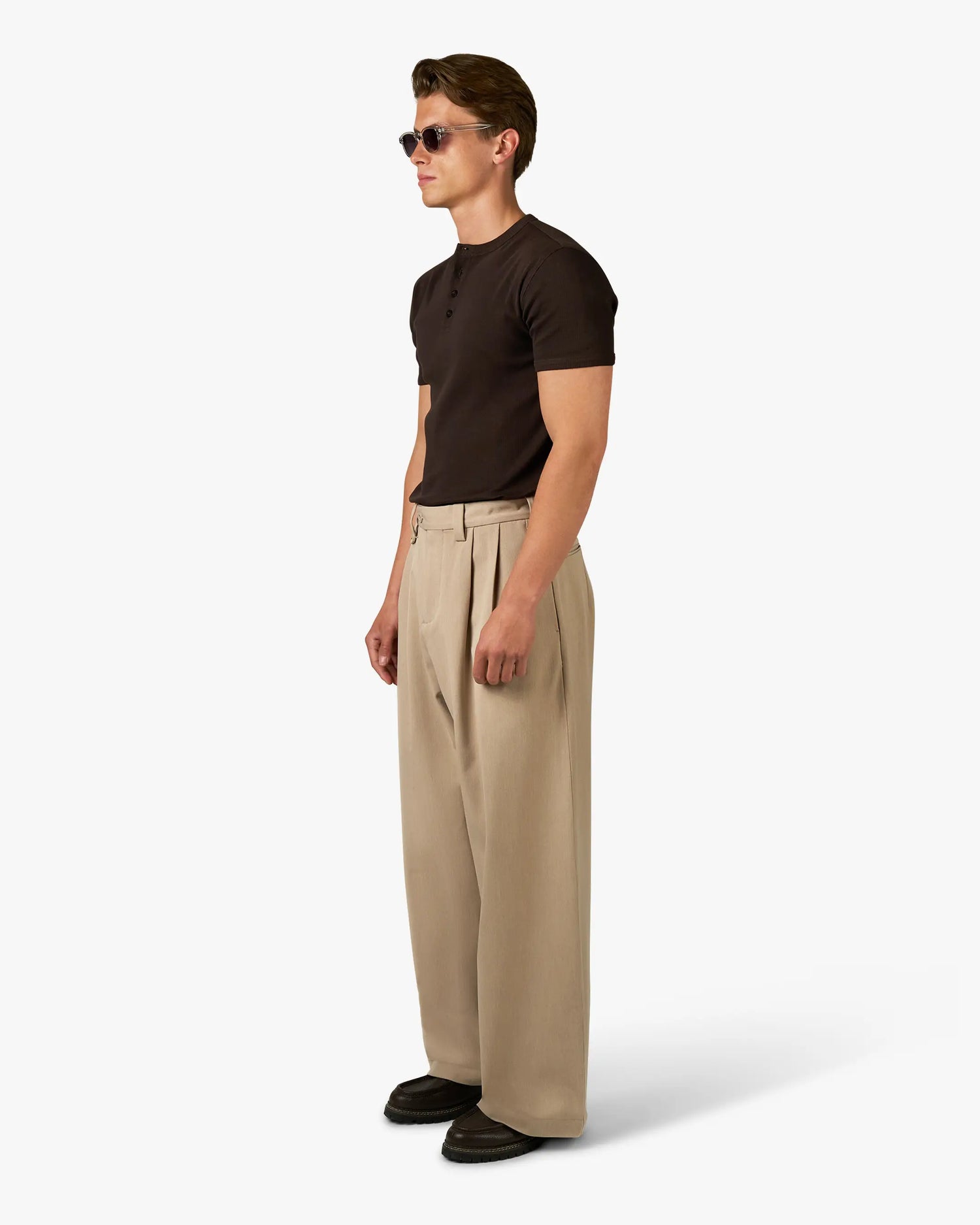 Pantalon ample à plis Ambra