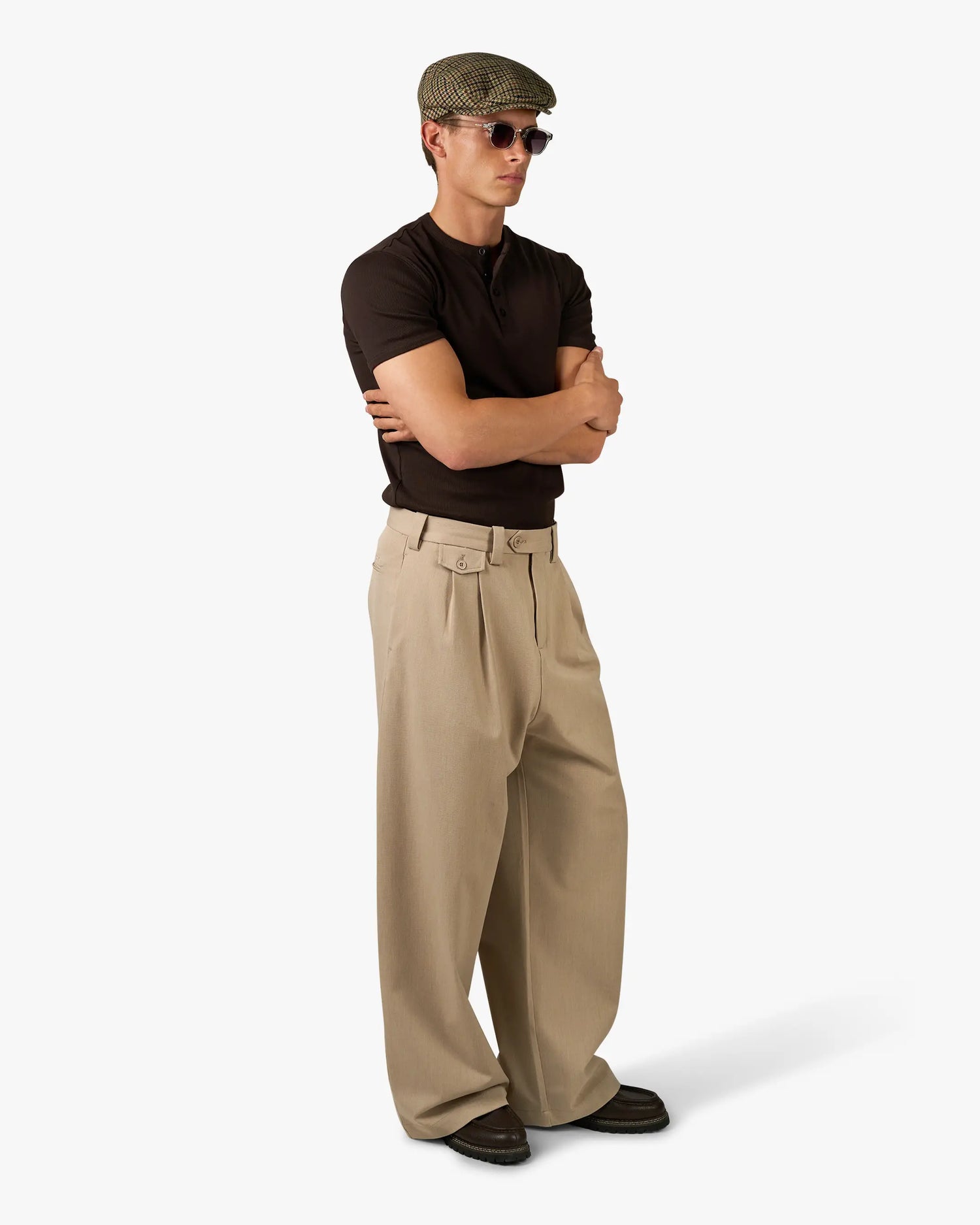 Pantalon ample à plis Ambra