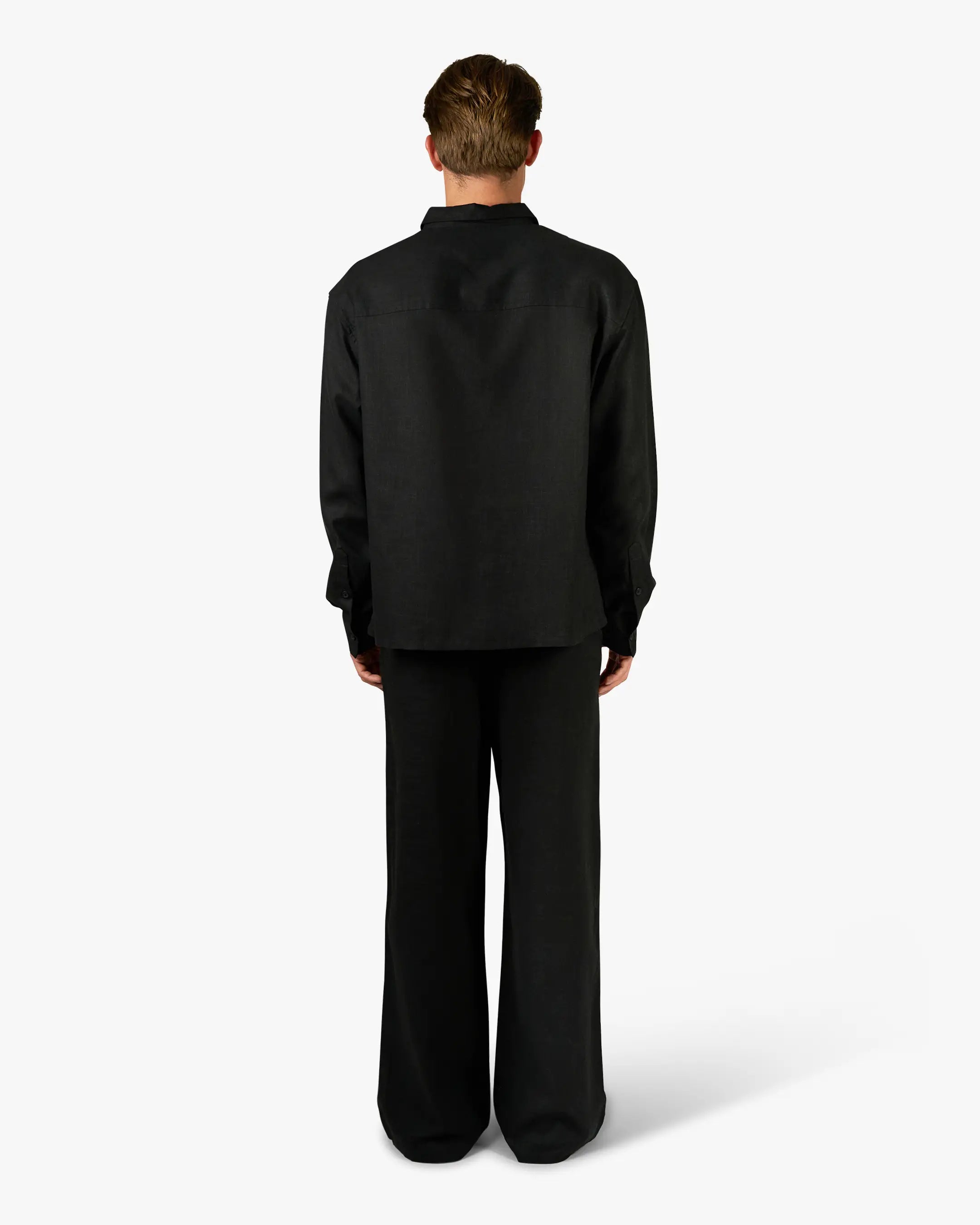 Cannes Linen Set | Black