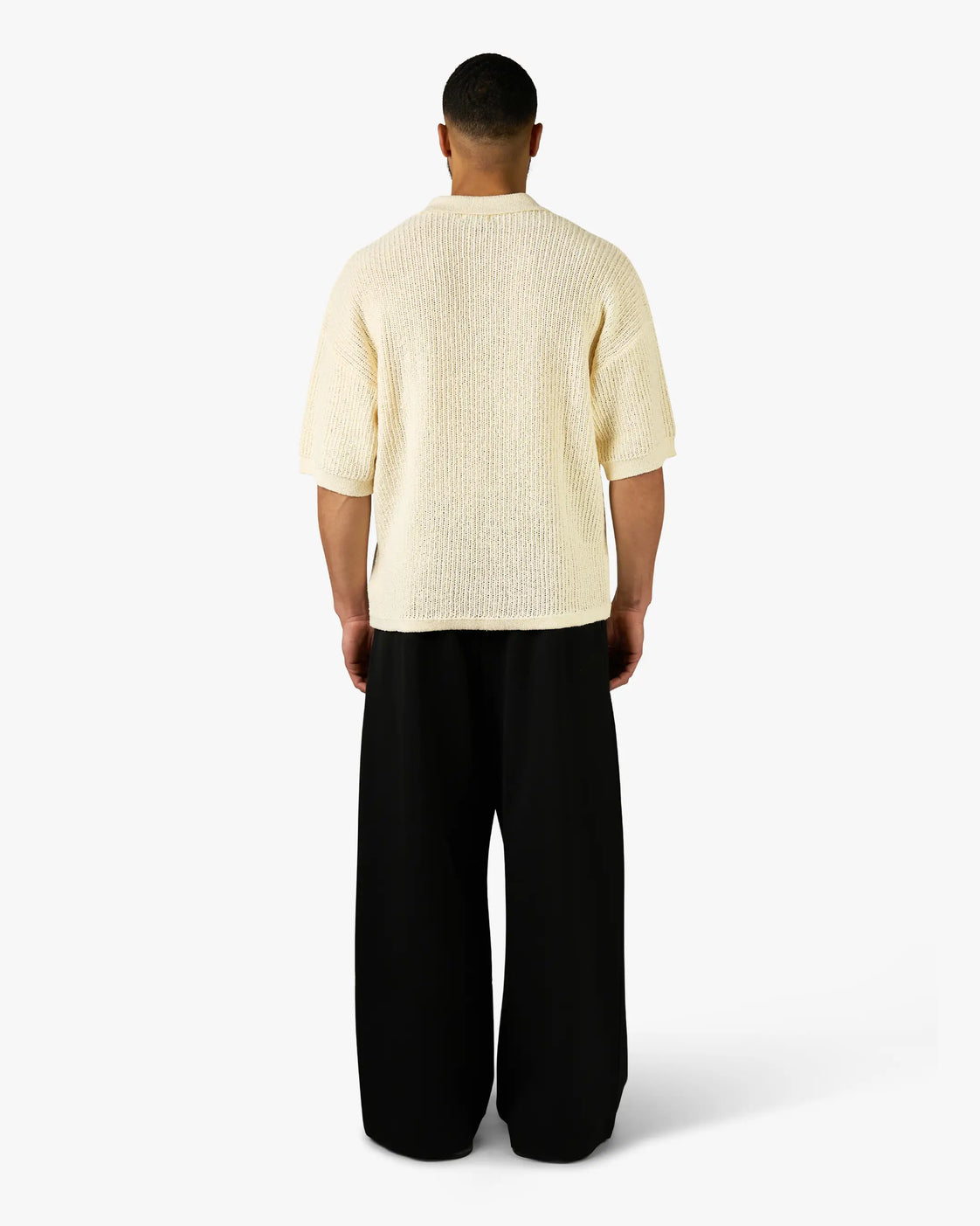 Biot Knitted Polo | Ecru