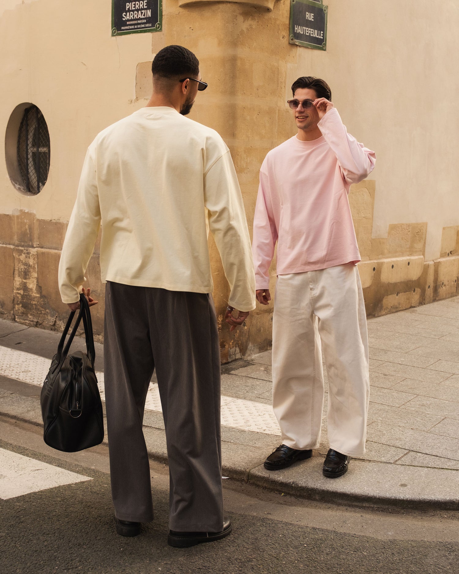 Blank Boxy Longsleeve | Butter Yellow