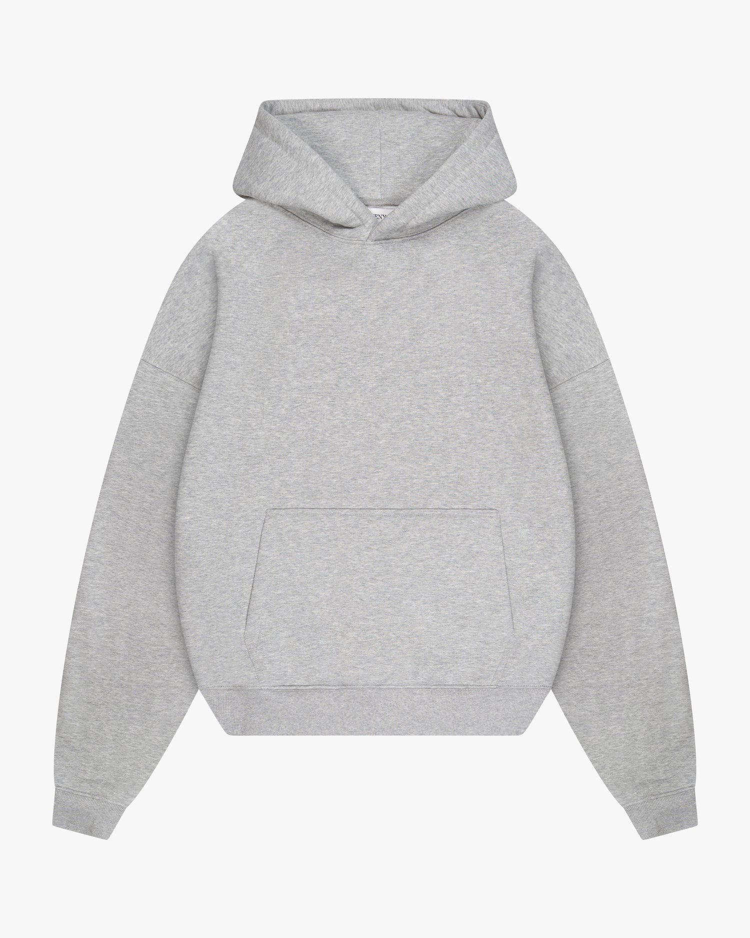 Oversized Blank Hoodie | Grey Melee