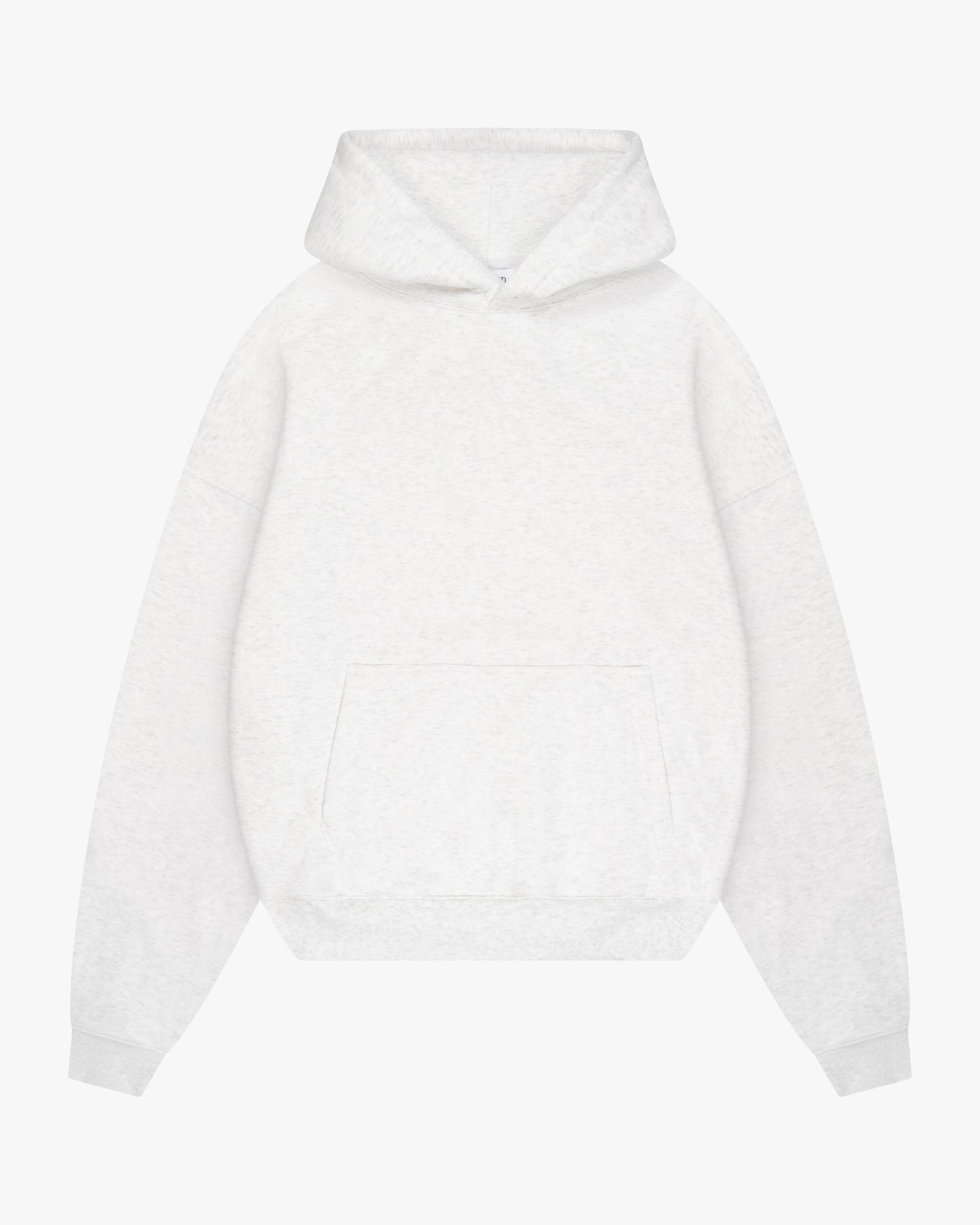 Oversized Blank Hoodie | Light Grey Melee