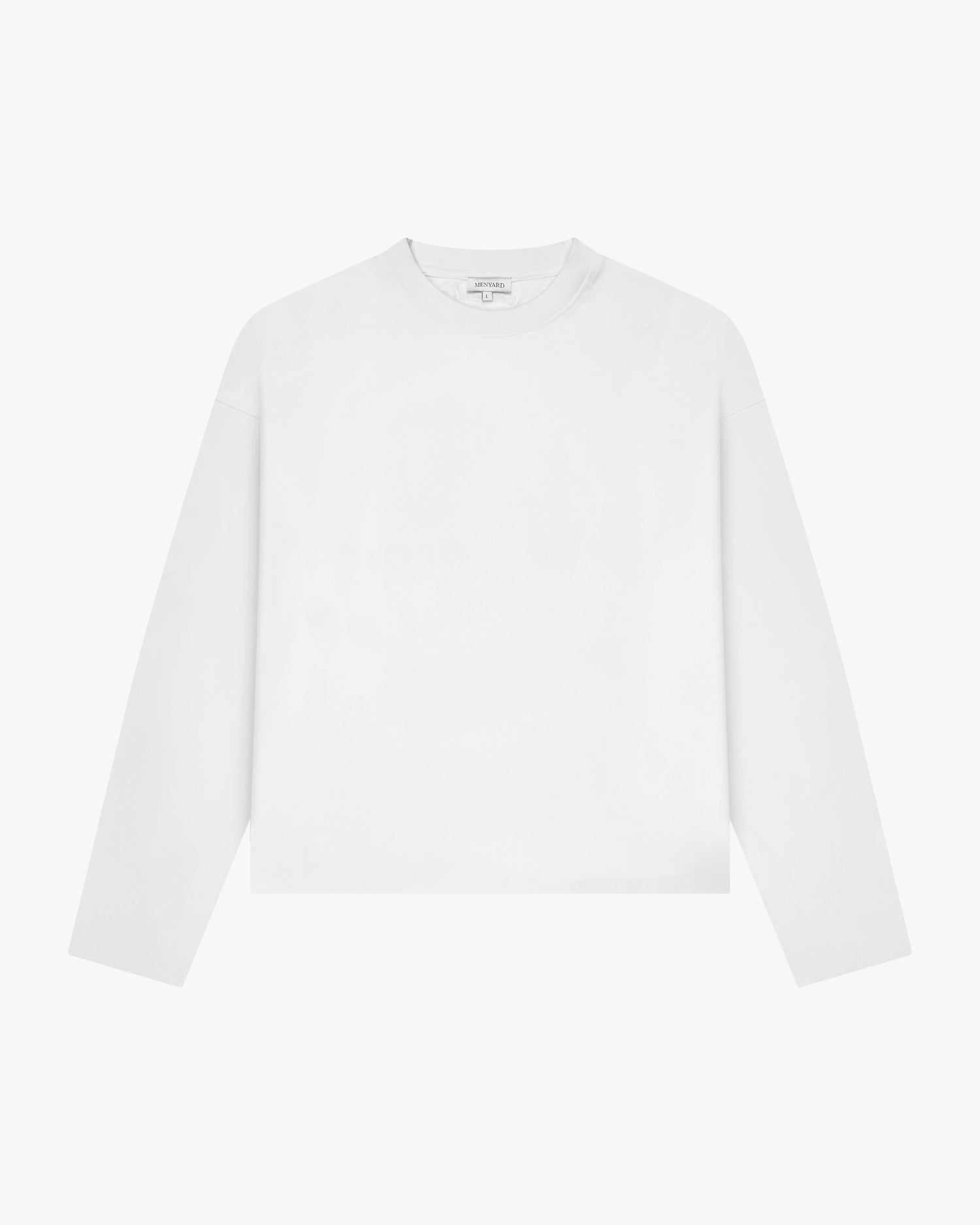 Blank Boxy Longsleeve | White