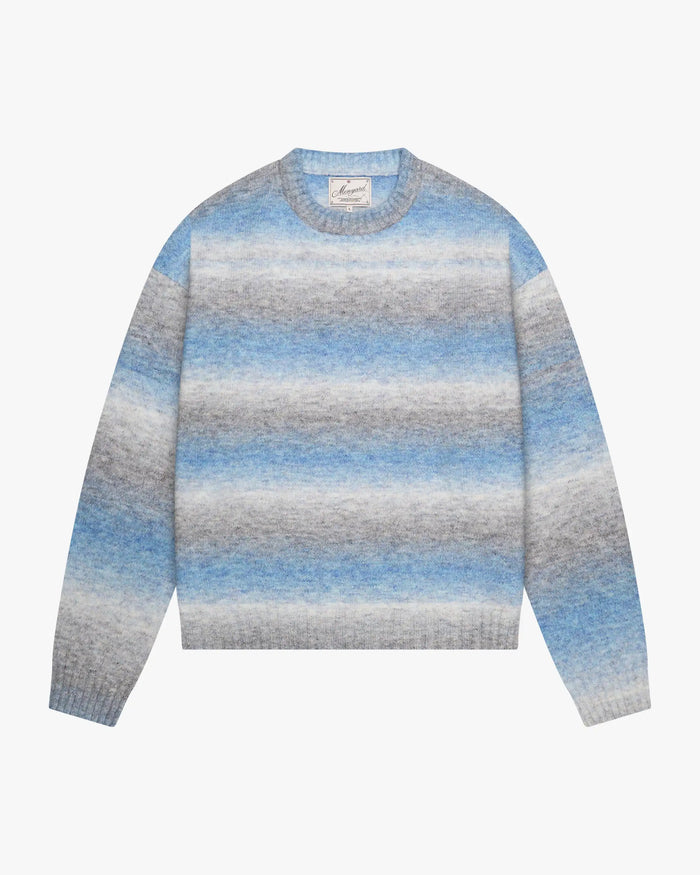 Aria Oversized Gradient Sweater | Blue