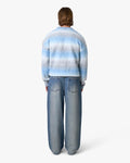 Aria Oversized Gradient Sweater | Blue