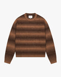 Aria Oversized Gradient Sweater | Brown flatlay