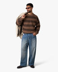 Aria Oversized Gradient Sweater | Brown