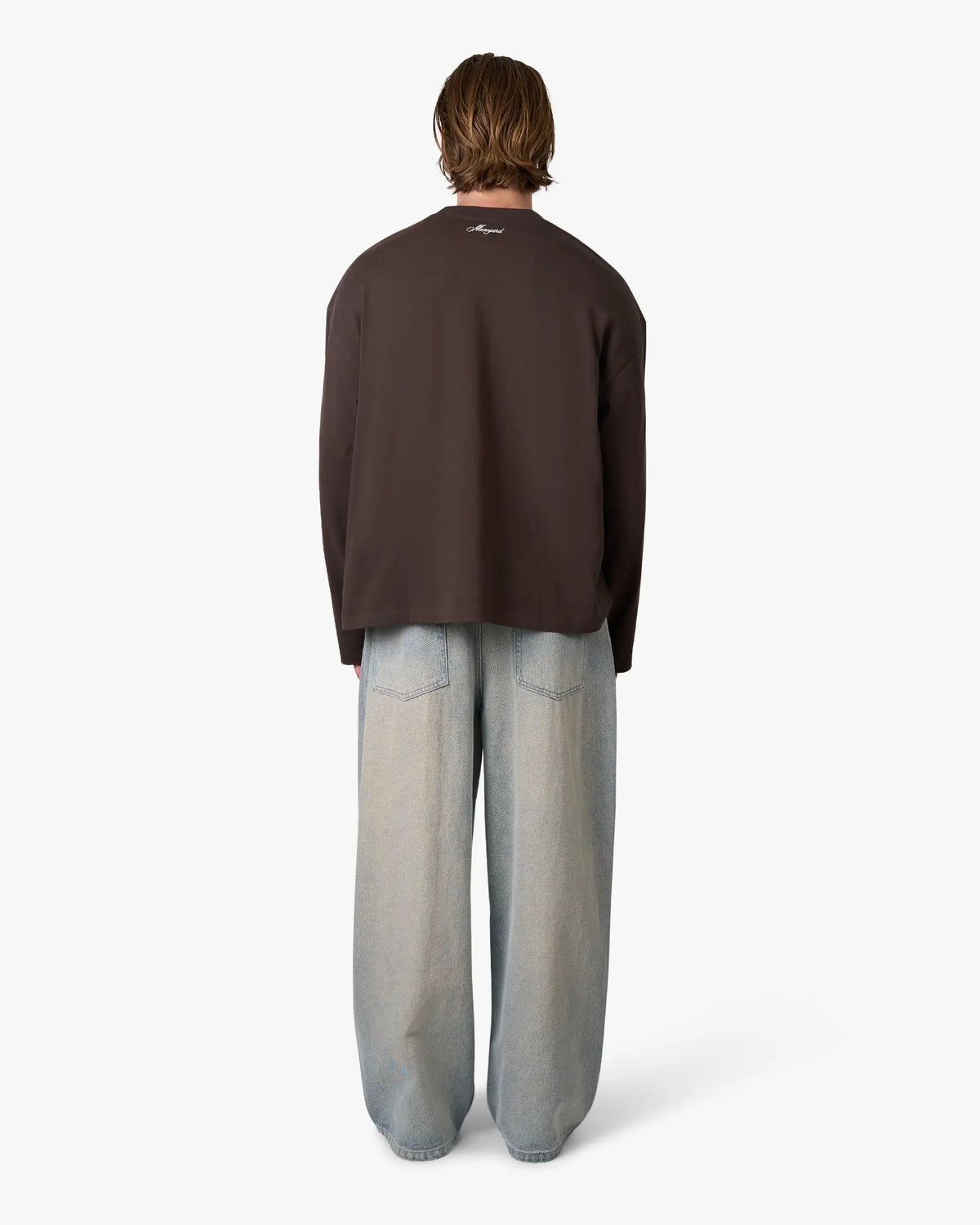 Blank Boxy Longsleeve | Brown