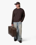 Blank Boxy Longsleeve | Brown