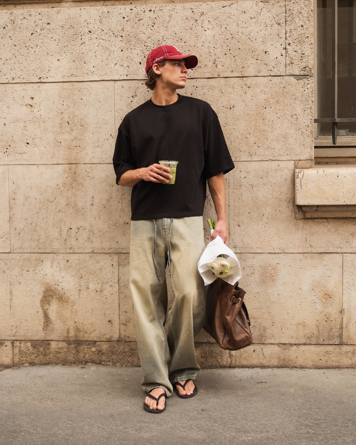 Blank Boxy T-Shirt | Black