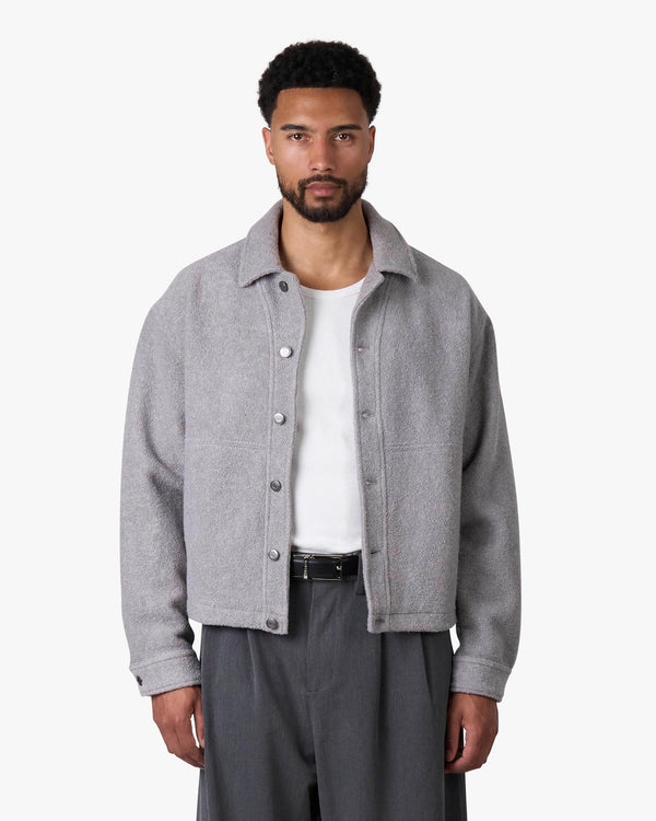 Harlem Boucle Jacket | Grey